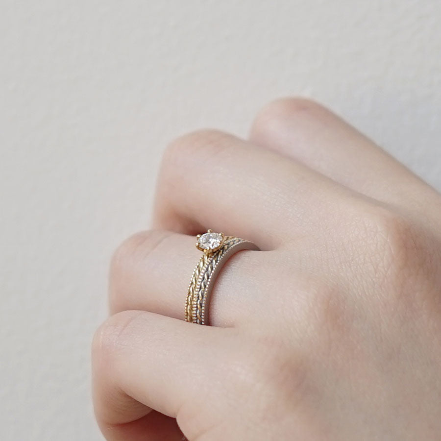 BRIDAL RING［Classic E-CL K18YG］婚約指輪