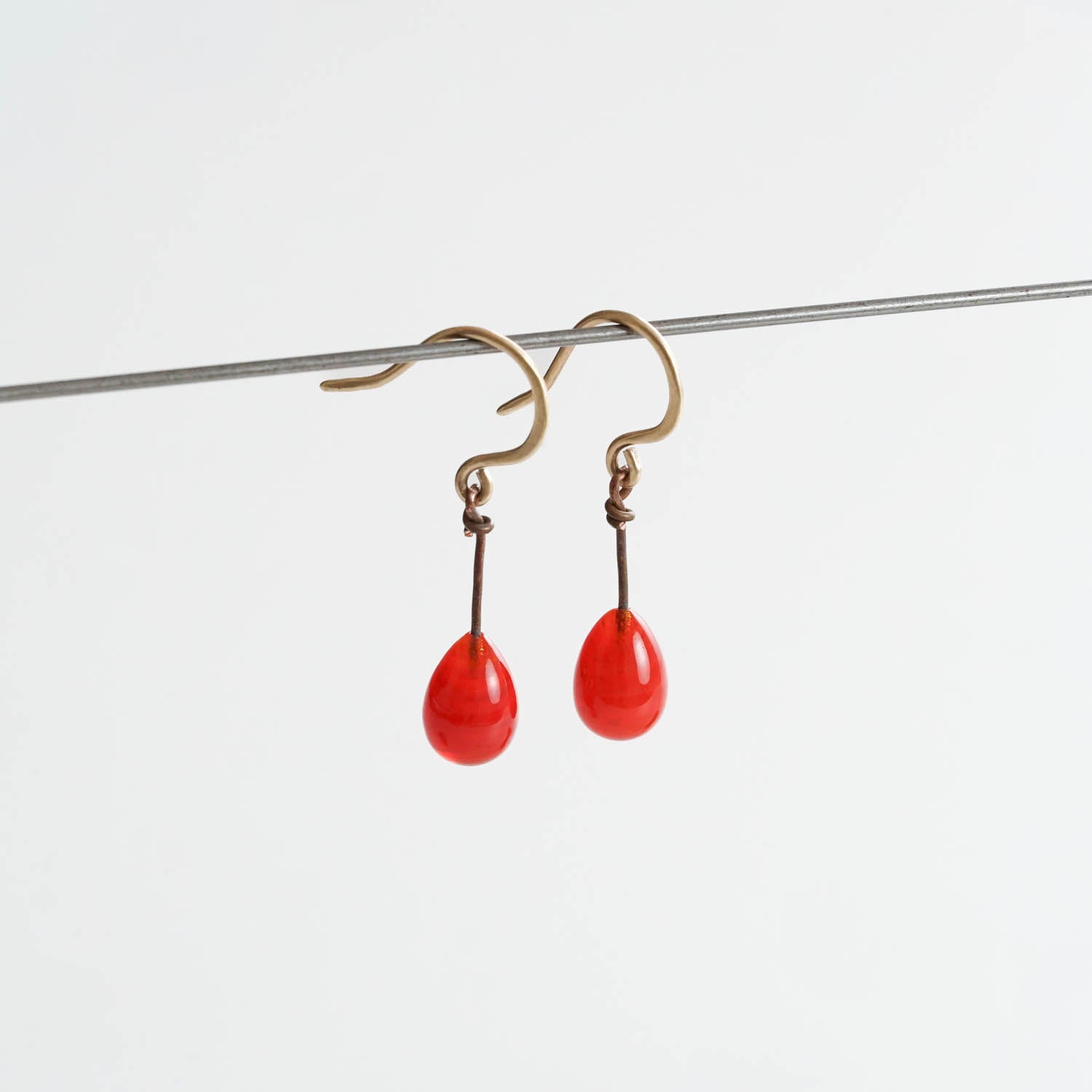 Toile-Deadstock Glass Beads Hook［A302202AP143］ピアス