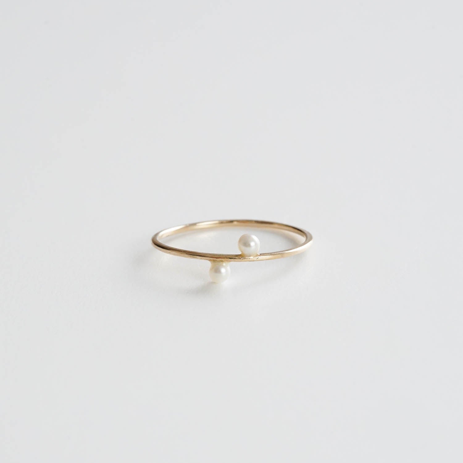Toile - Two Round Pearl Ring［A301172AR119 K10］リング