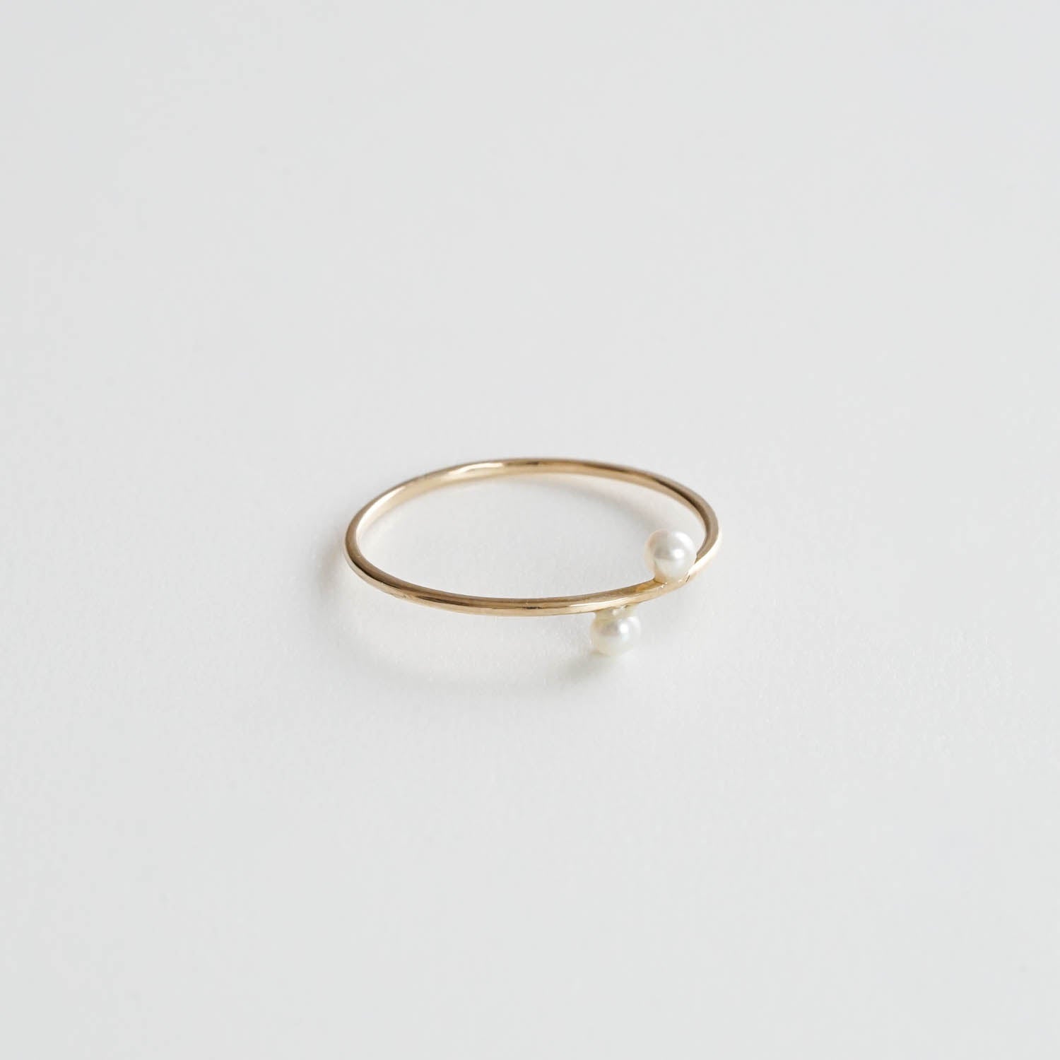 Toile - Two Round Pearl Ring［A301172AR119 K10］リング