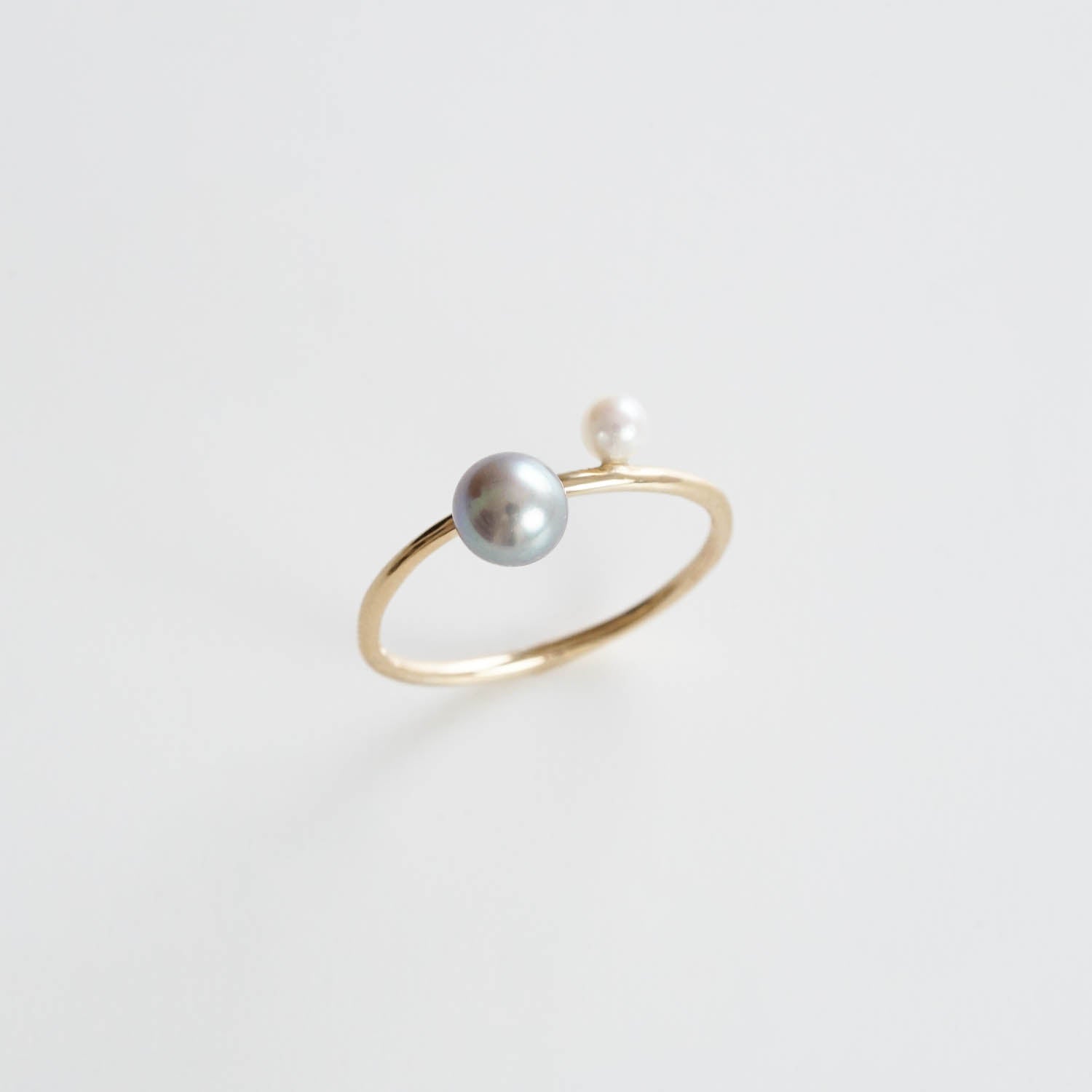 Toile［Two-tone Round Pear Ring - A301231AR268］