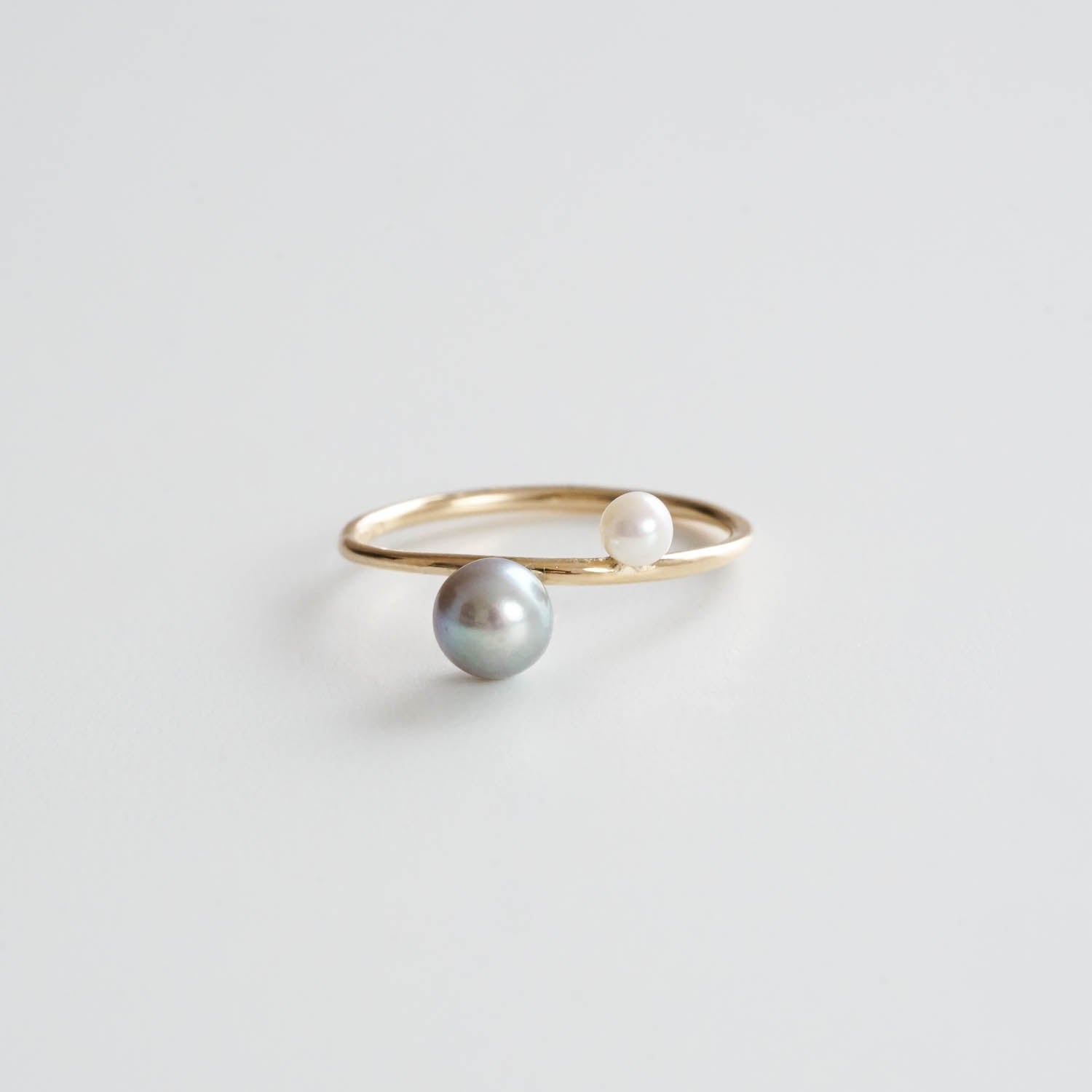 Toile［Two-tone Round Pear Ring - A301231AR268］