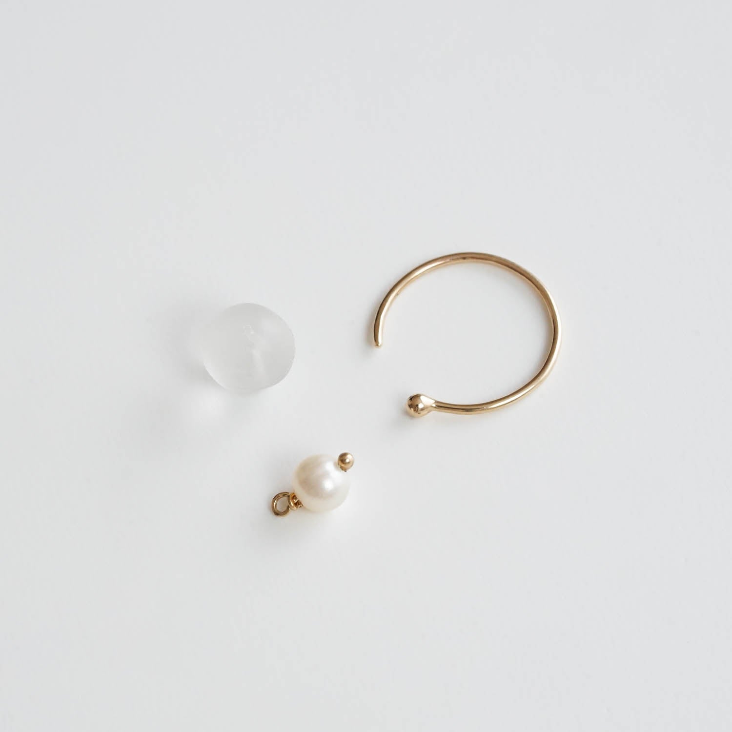 Toile-Round Pearl Ear Accessories［A301242AP317 K10YG］ピアス