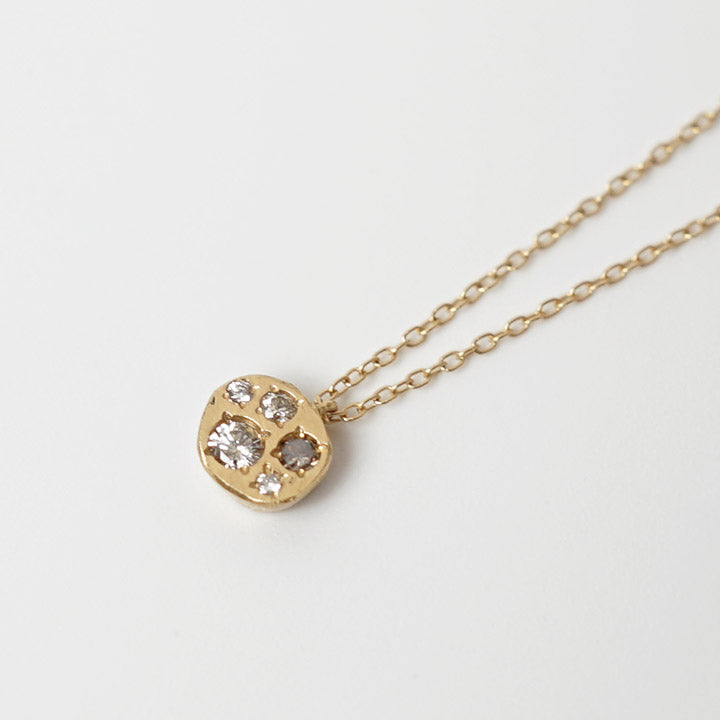 Atelier d'antan：Round Chocolate Necklace A024201AN008