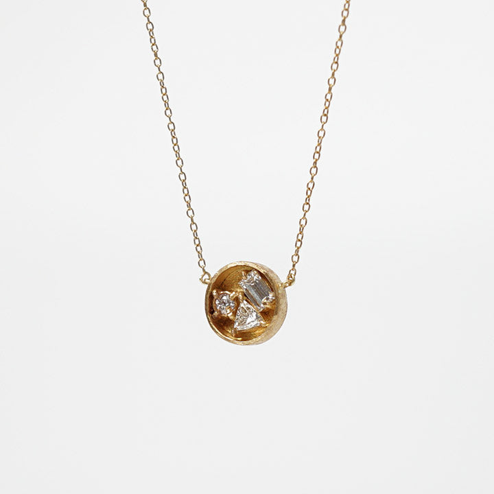 Atelier d'antan：Round Box Chocolate Necklace A024201AN012