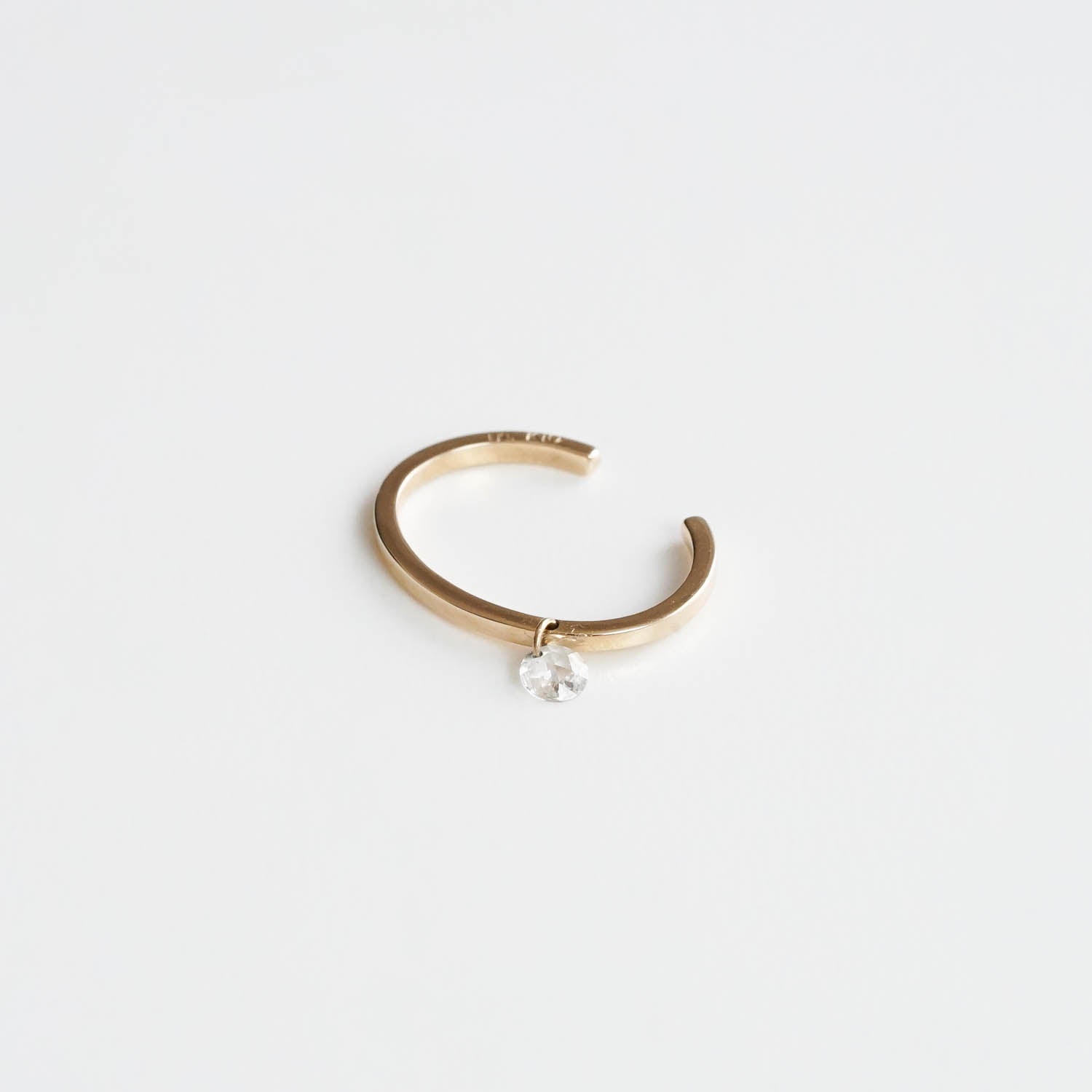 Toile-Rosecut Diamond Ear cuff［A301222AP257 K10YG］イヤーカフ