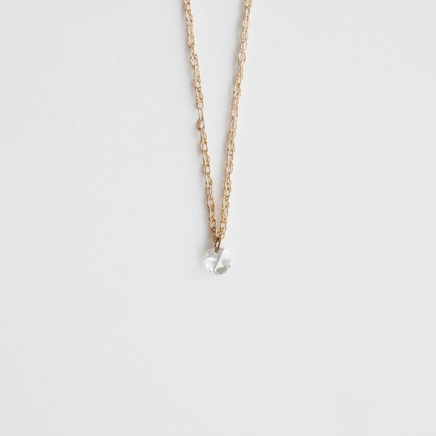 Toile - Rosecut Diamond Necklace ［A301211AN225 K10 Diamond］ネックレス