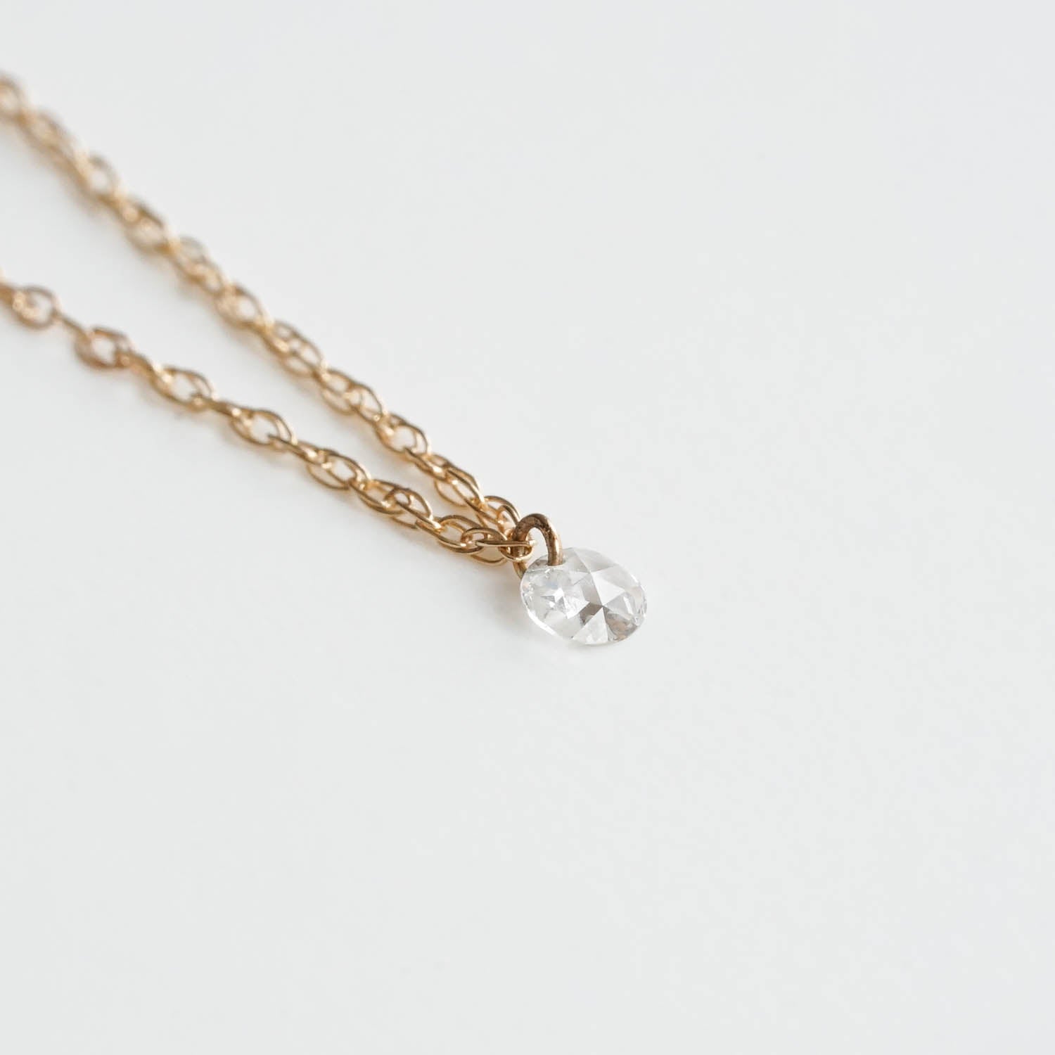 Toile - Rosecut Diamond Necklace ［A301211AN225 K10 Diamond］ネックレス