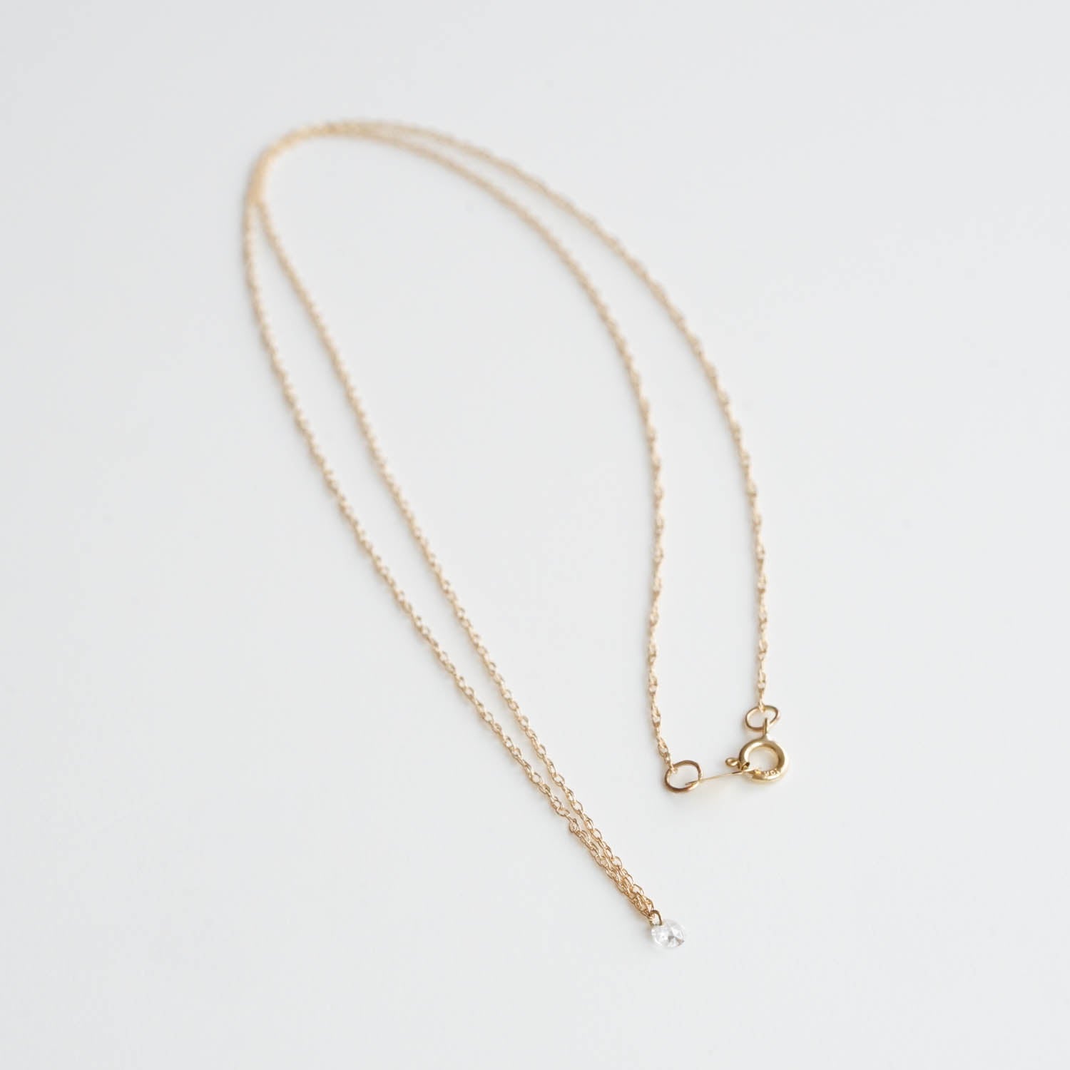 Toile - Rosecut Diamond Necklace ［A301211AN225 K10 Diamond］ネックレス