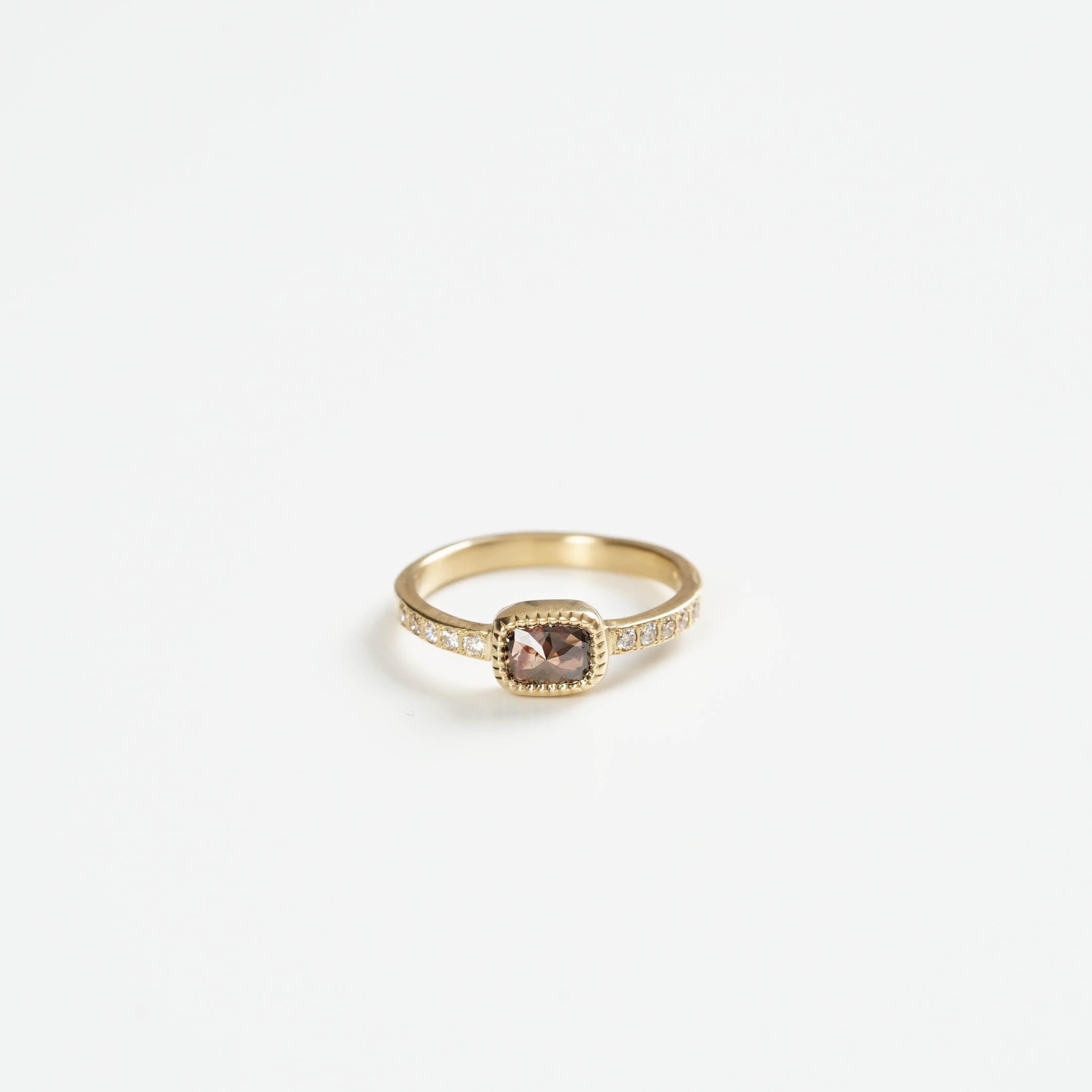 atelier plow ローズカットダイヤモンドリング K10イエローゴールド ローズカットダイヤモンドリング | atelier plow online shop