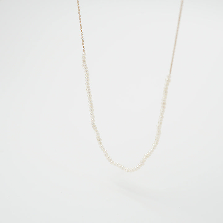 Round Pearl Chain Necklace［A301232AN282 K10］ネックレス
