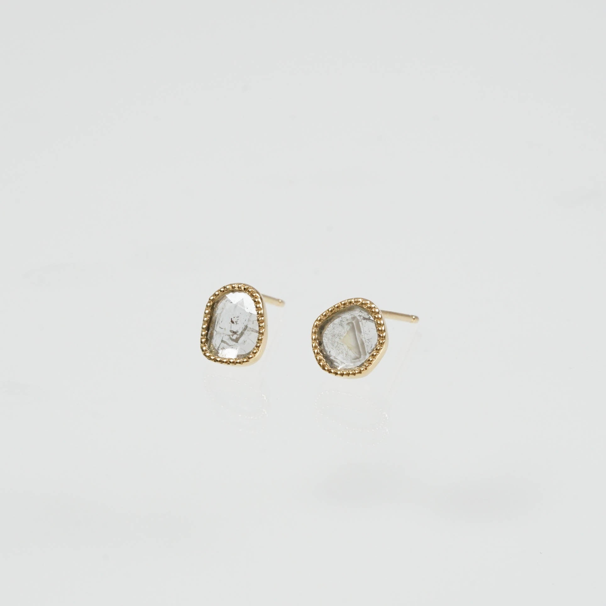 atelier plow - スライスダイヤモンド ピアス atelier plow - スライスダイヤモンド ピアス