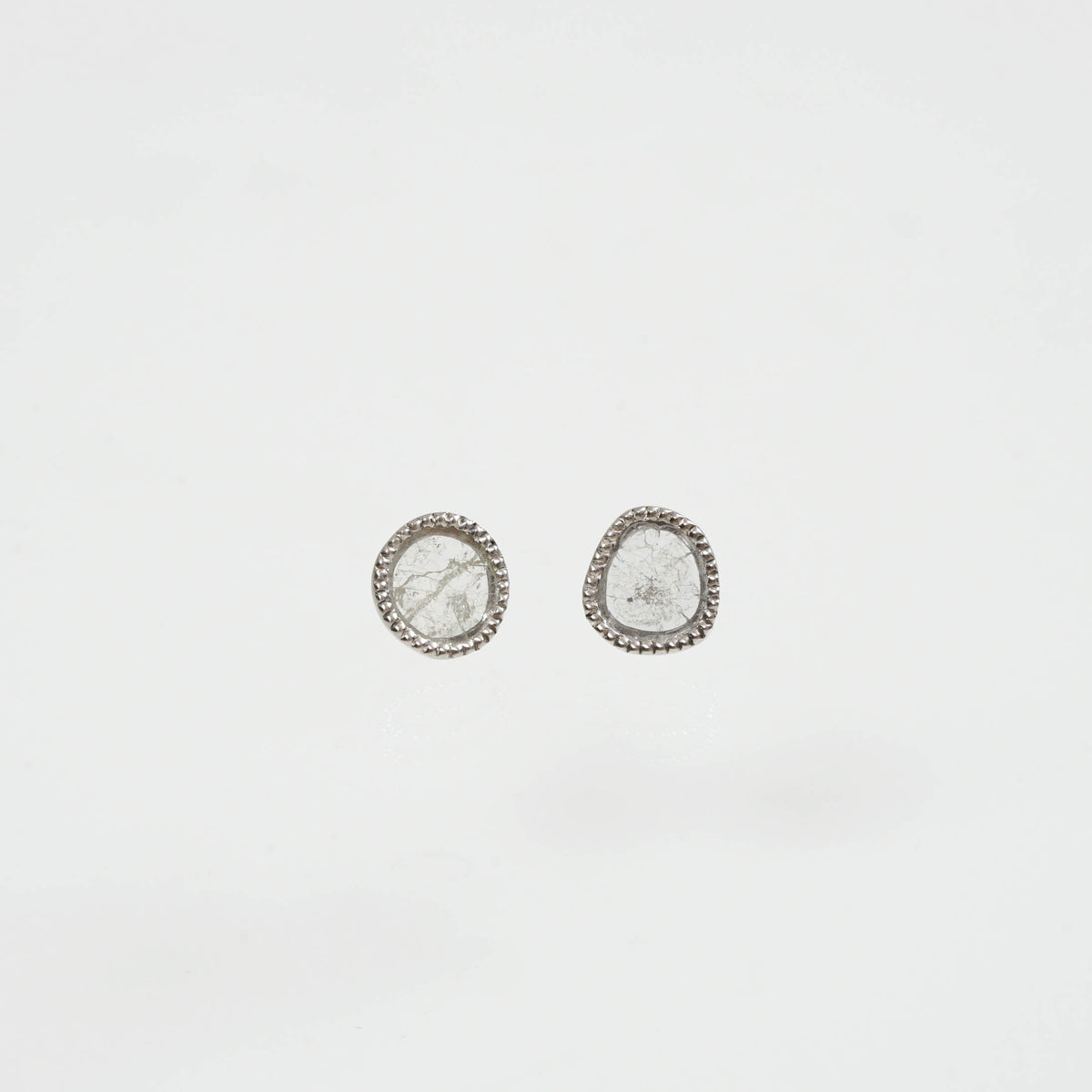 atelier plow - スライスダイヤモンド ピアス