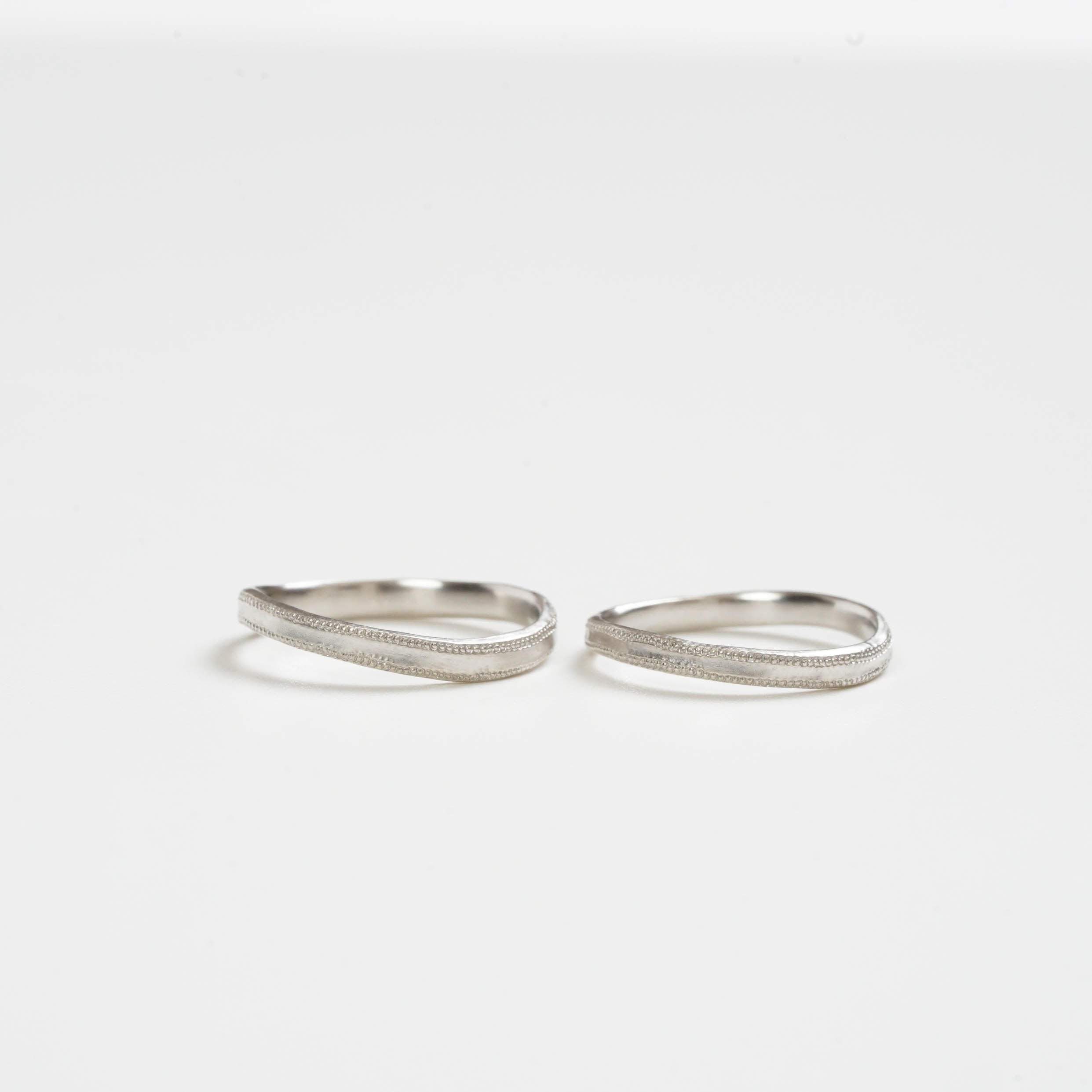 atelier plow-BRIDAL RING［水面 Pt900/Pt900］結婚指輪（ペア）
