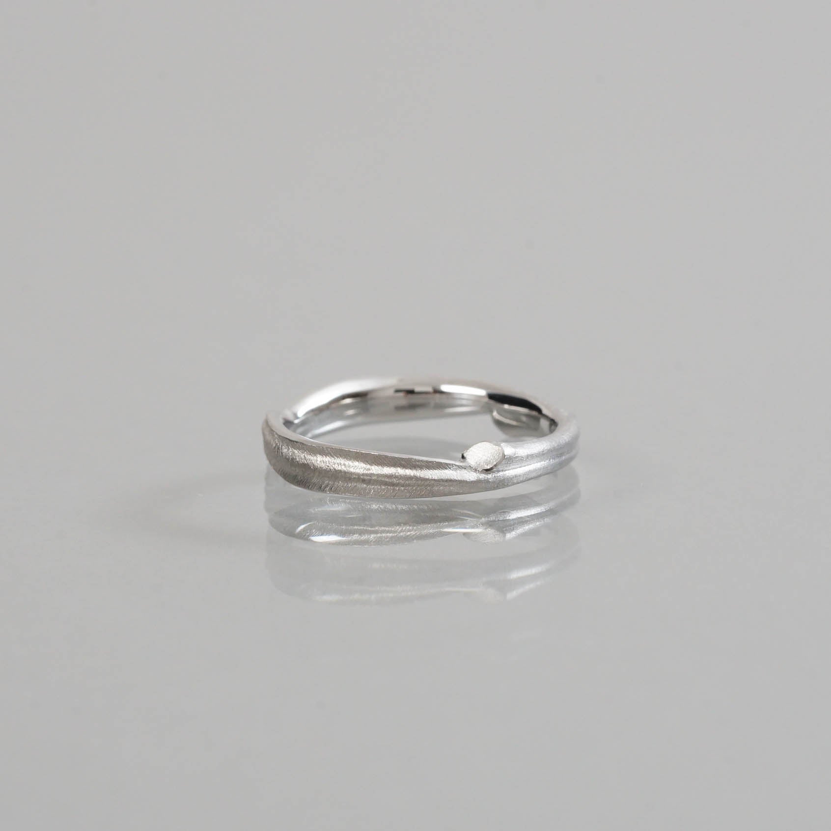 Ryui-BRIDAL RING［Eucalyptus K18YG/Pt900］結婚指輪