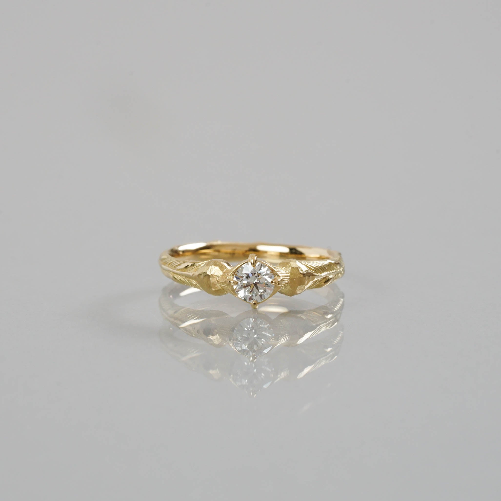 Ryui-BRIDAL RING［Carthame K18YG］婚約指輪