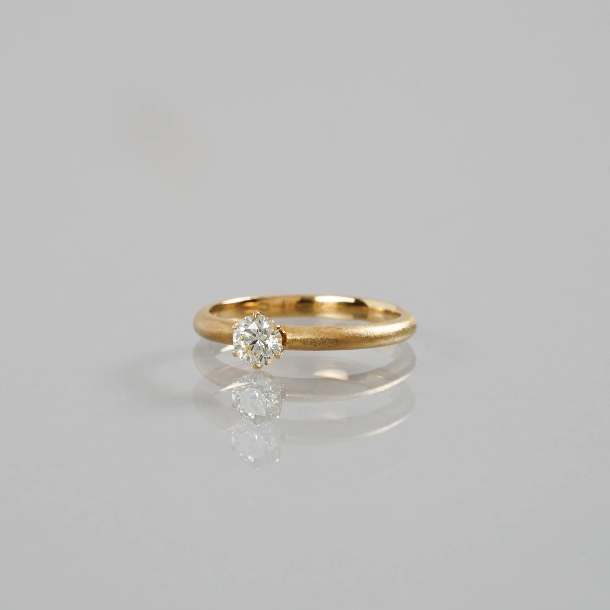 Ryui-BRIDAL RING［Norme solitaire-brilliant cut K18YG］婚約指輪