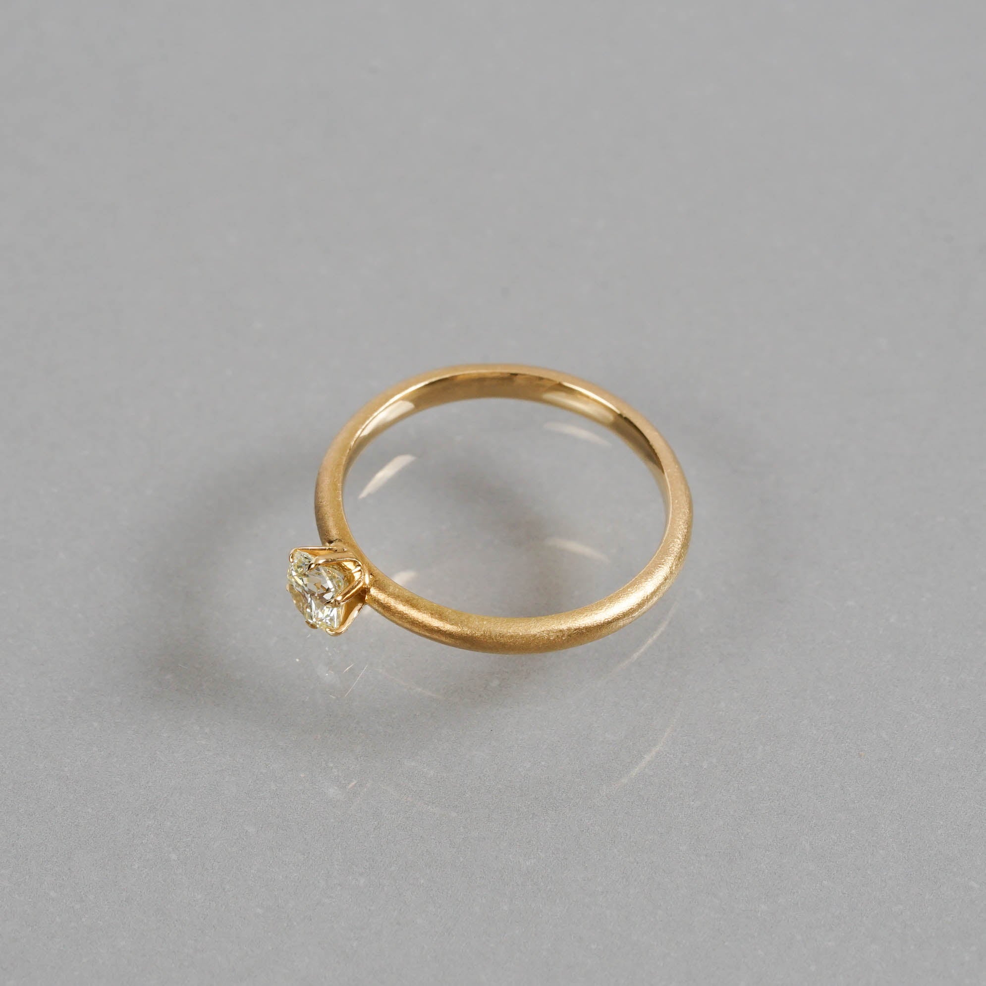 Ryui-BRIDAL RING［Norme solitaire-brilliant cut K18YG］婚約指輪