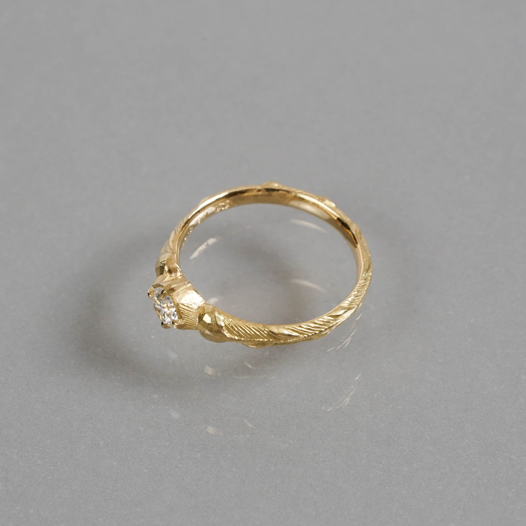 Ryui-BRIDAL RING［Carthame K18YG］婚約指輪