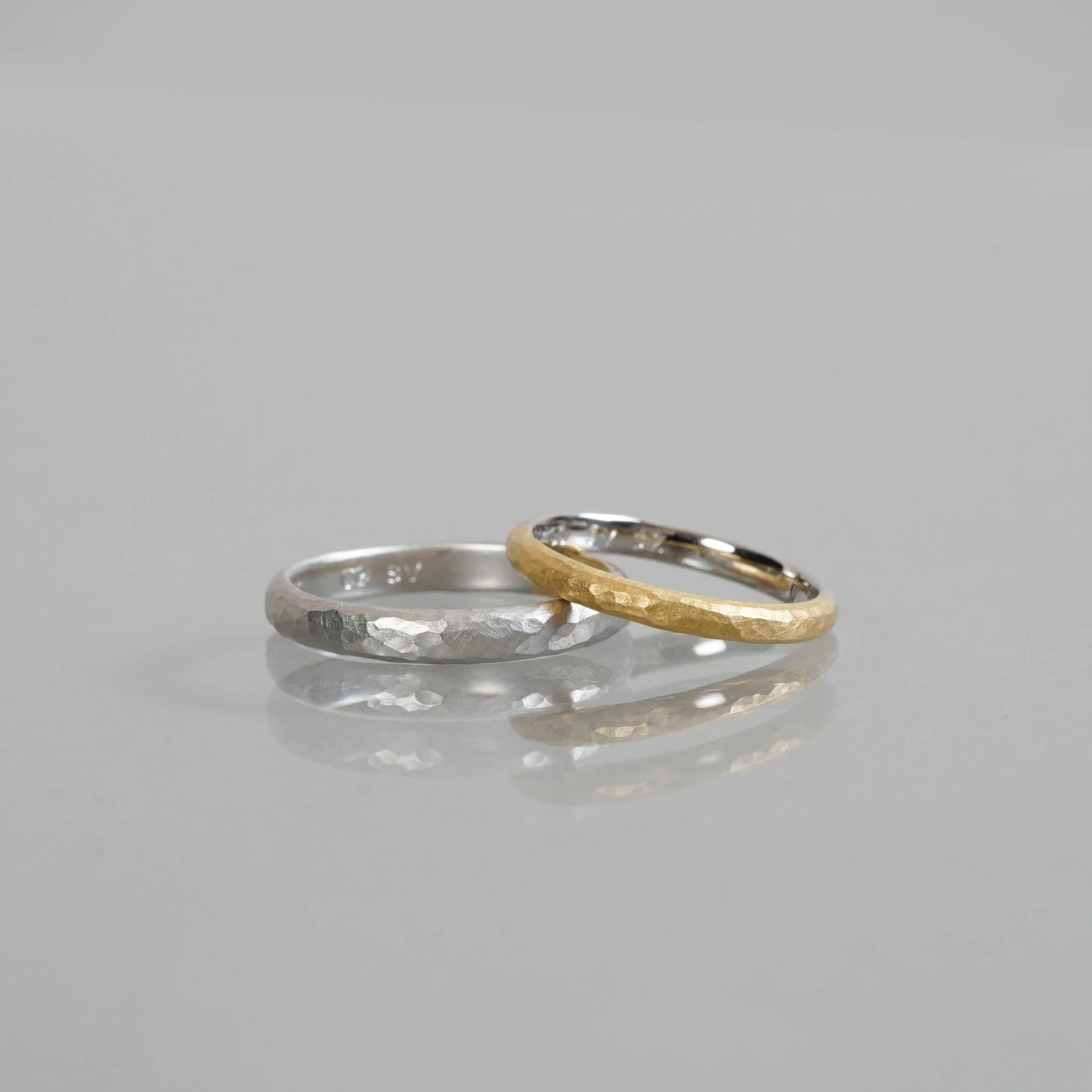Ryui-BRIDAL RING［Mallet timeless K18YG/Pt900］結婚指輪