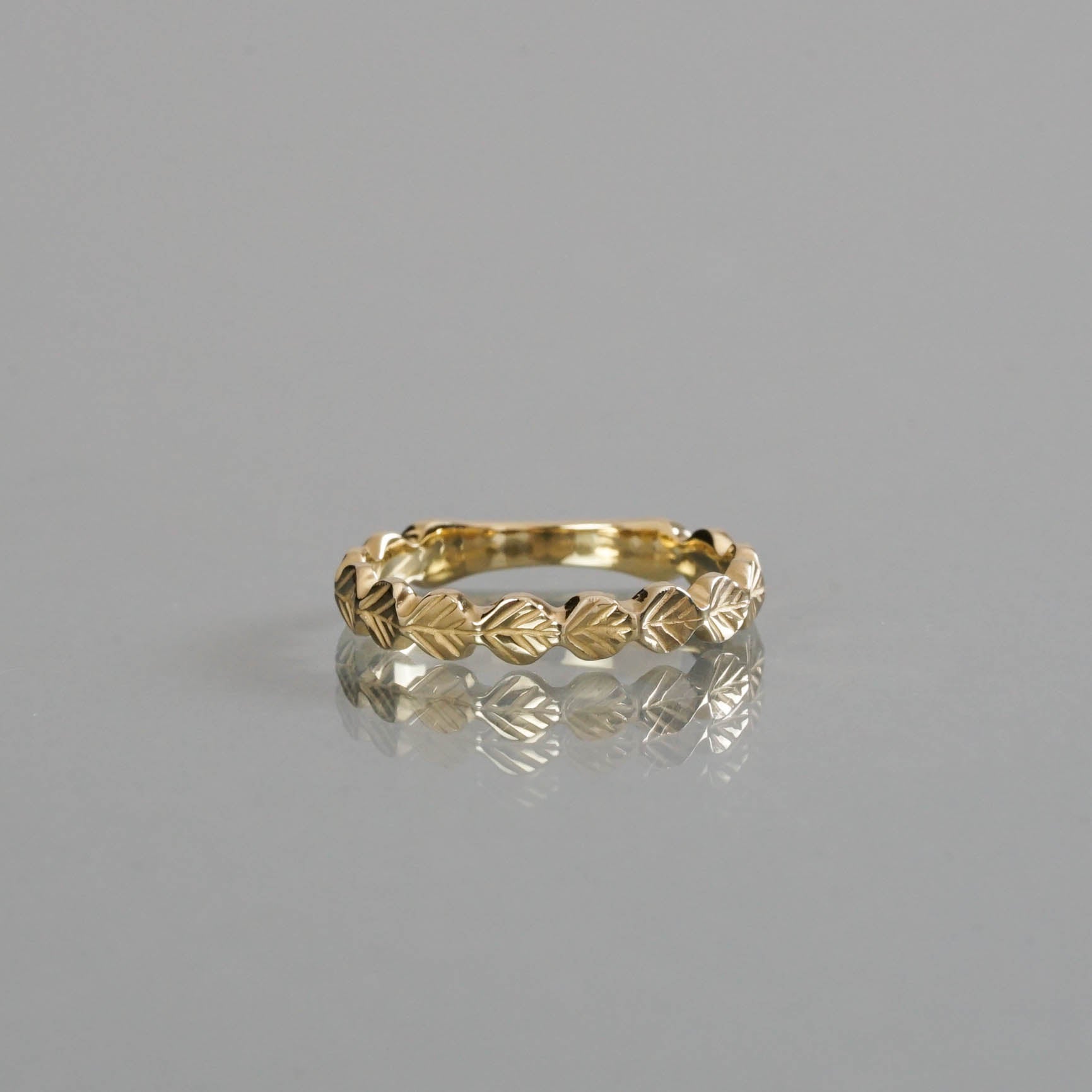 Ryui-BRIDAL RING［Leaf Pt900/K18YG］結婚指輪