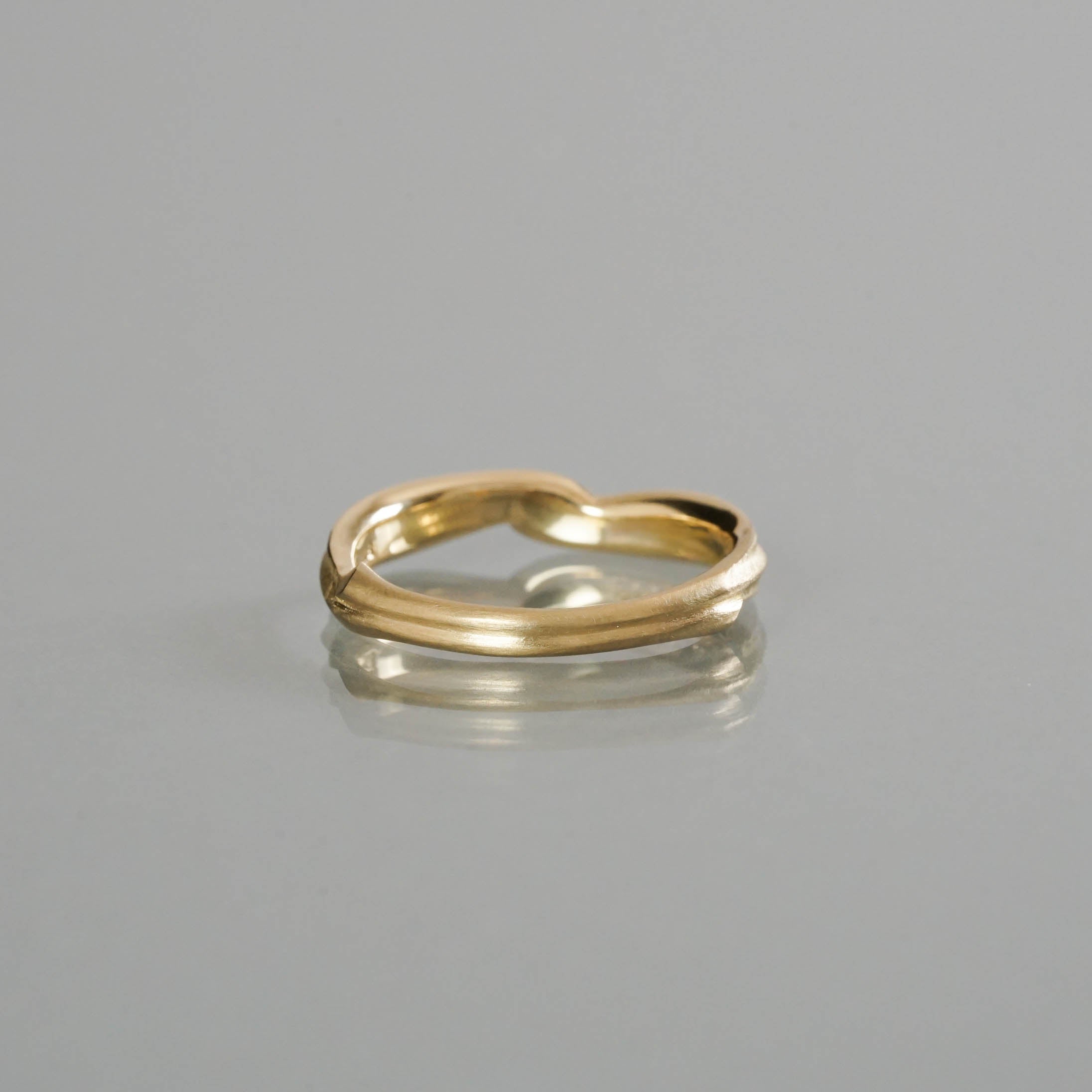 Ryui-BRIDAL RING［Eucalyptus K18YG/Pt900］結婚指輪