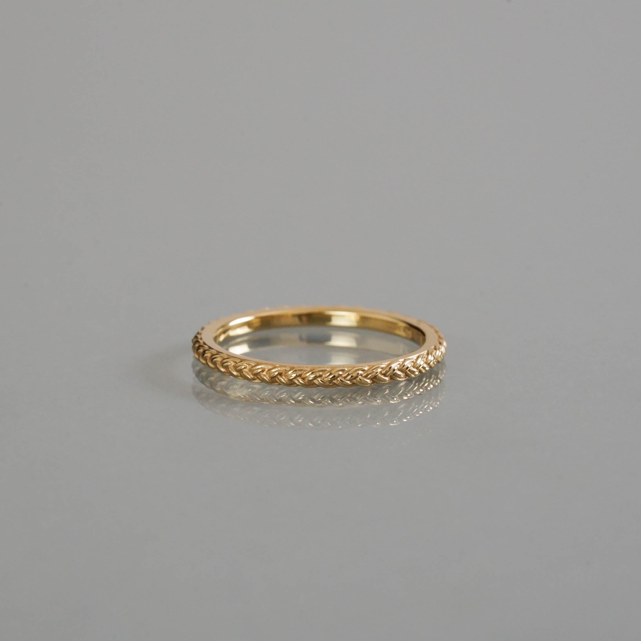 KANOE - BRIDAL RING［Braid Pt900/K18YG］結婚指輪（ペア）