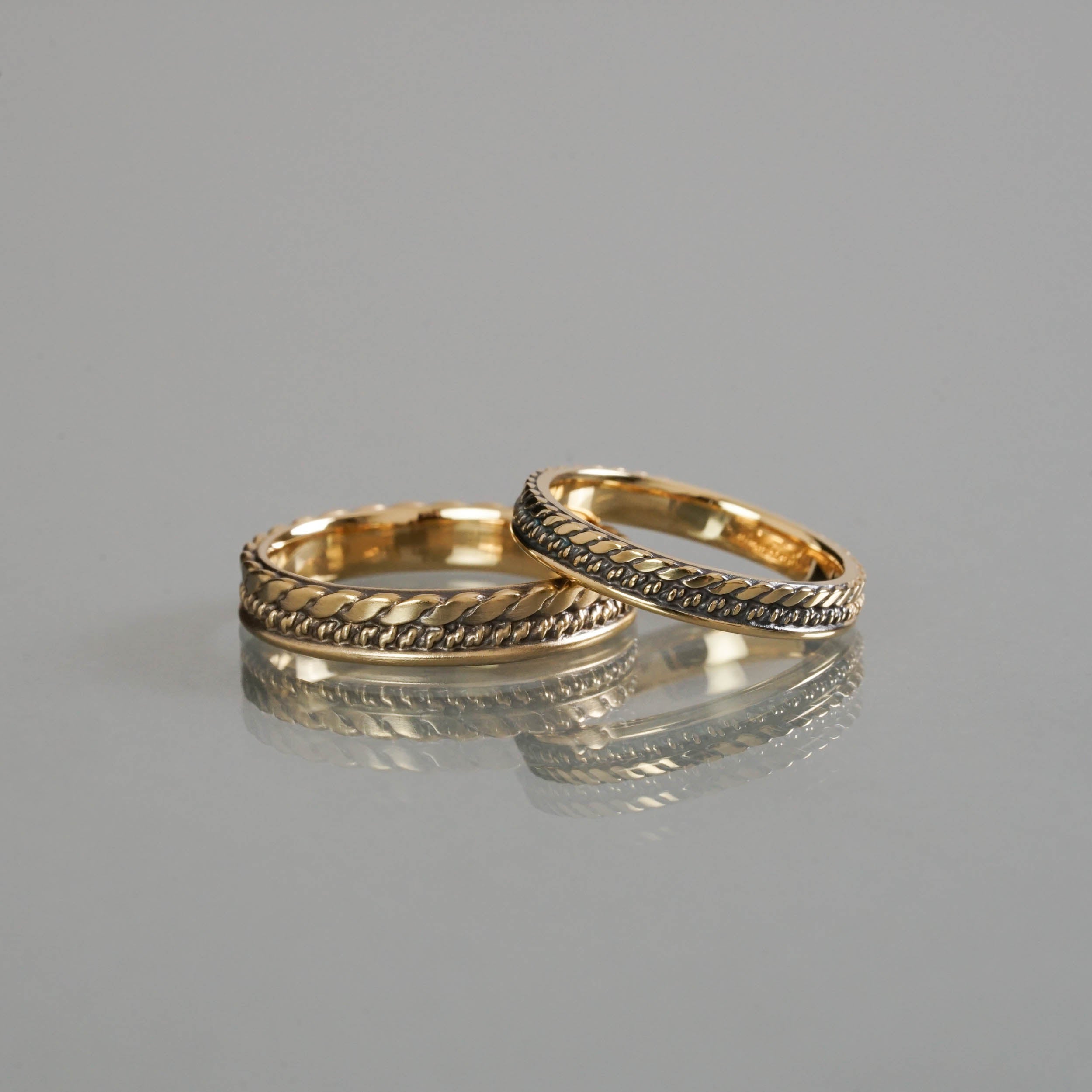 BRIDAL RING［Stack K18YG］結婚指輪（ペア）
