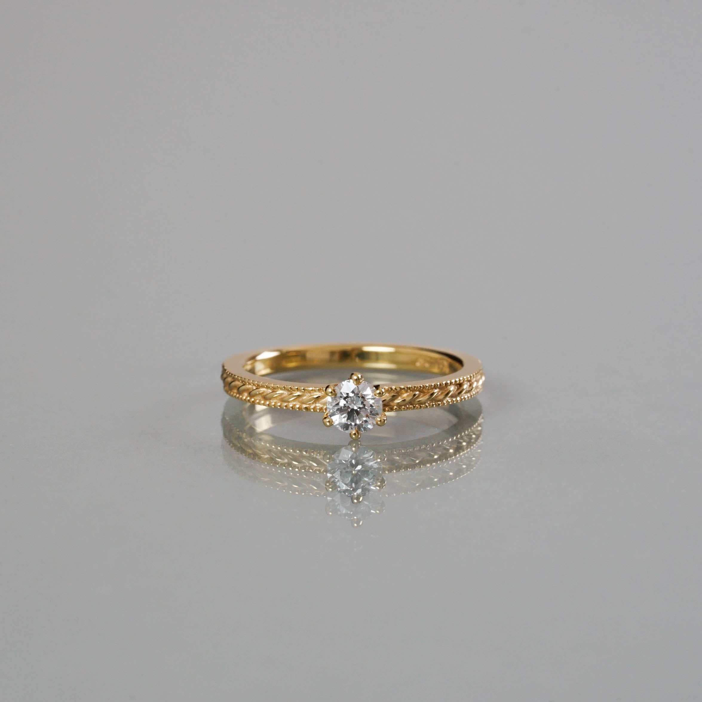 BRIDAL RING［Classic E-CL K18YG］婚約指輪