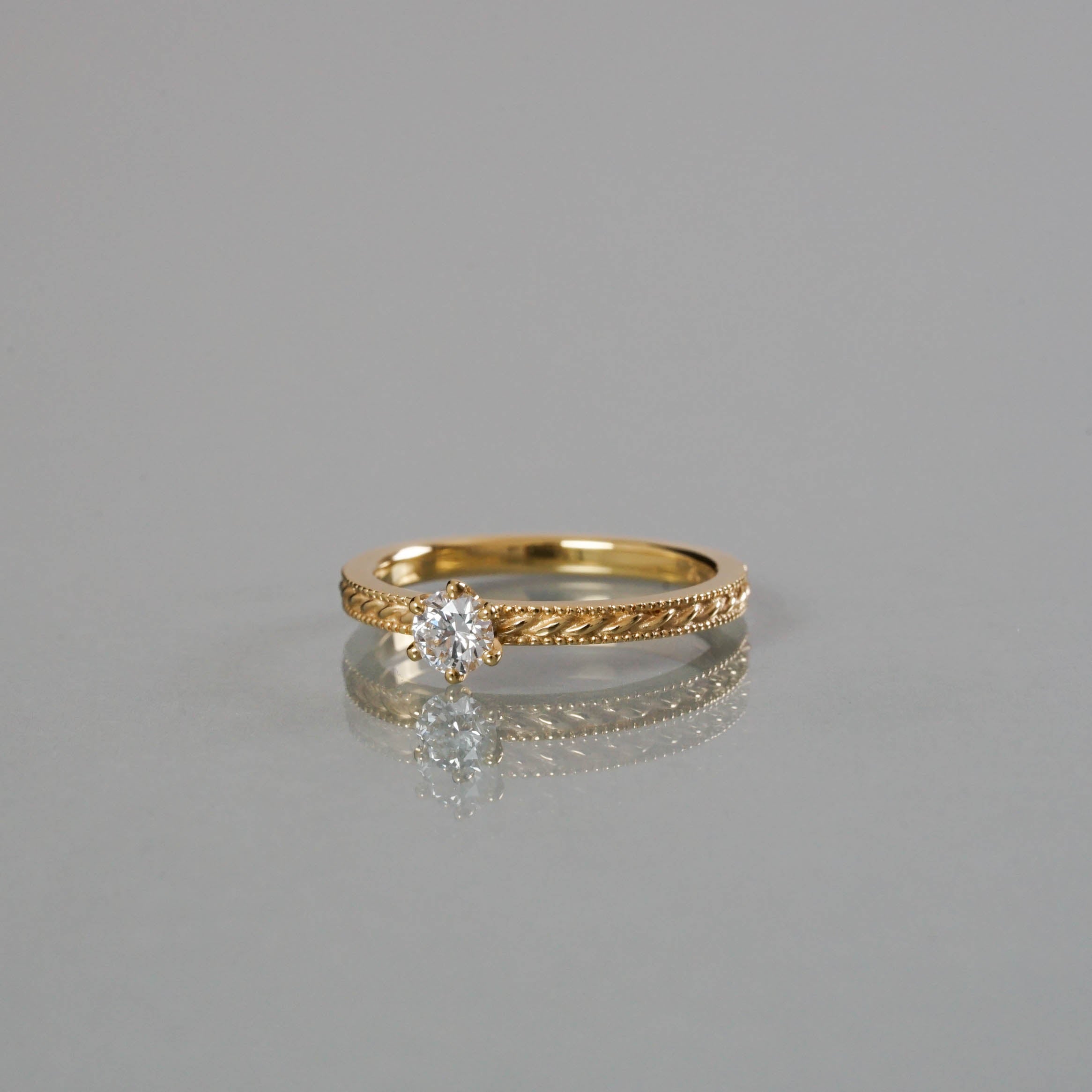 BRIDAL RING［Classic E-CL K18YG］婚約指輪