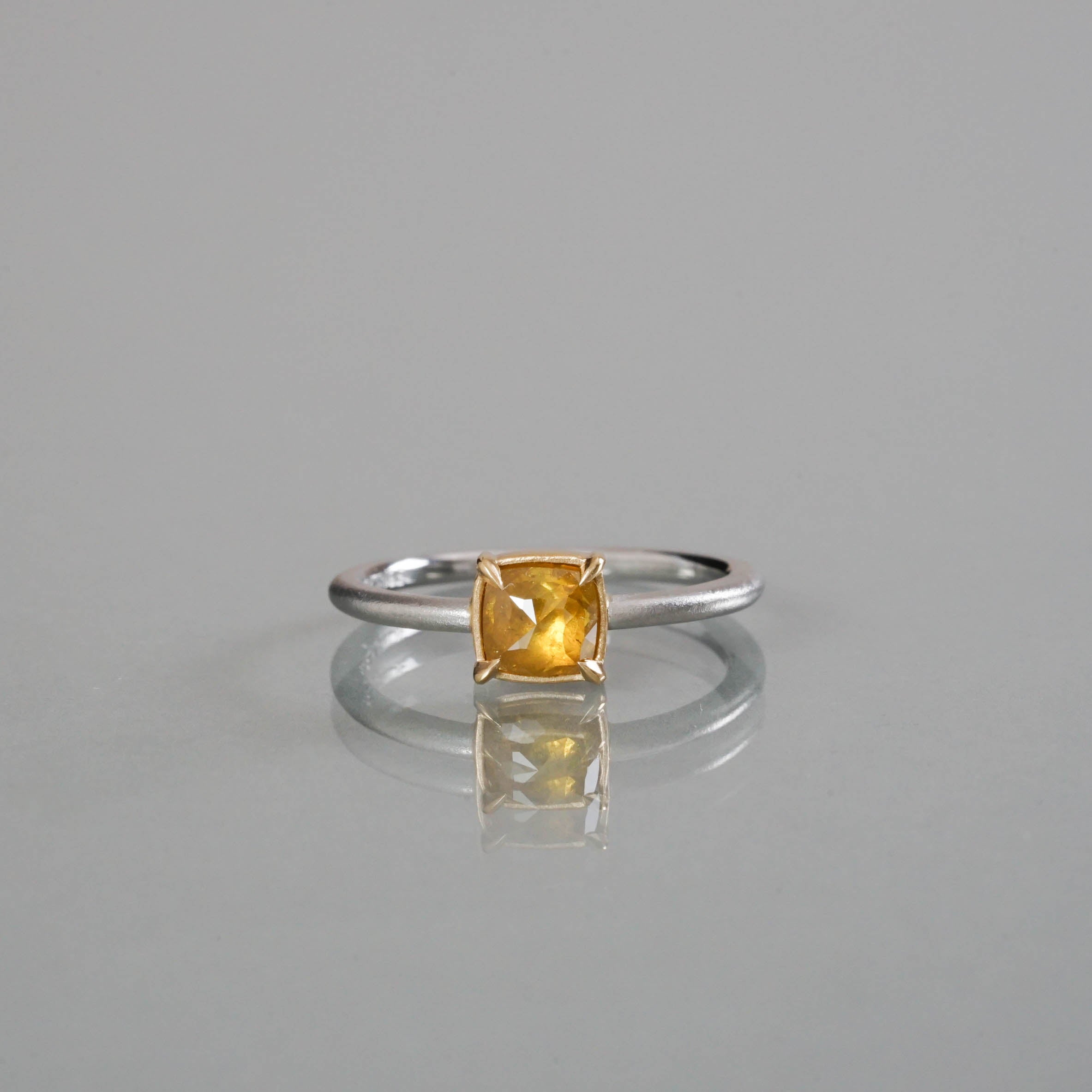 KANOE-DIAMOND RING［OAK-R718CPTYG-22ZA Pt900/K18YG］リング