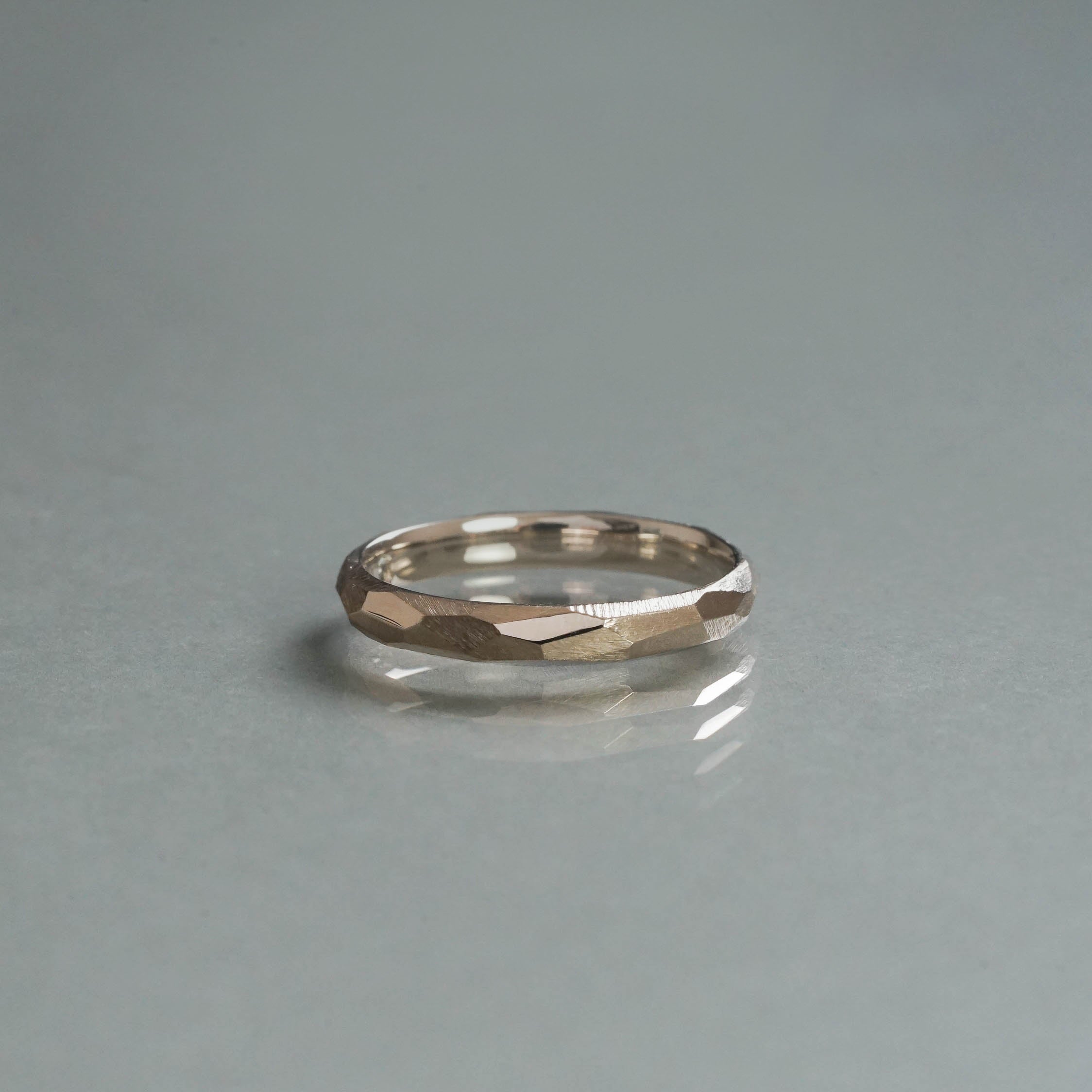 Ryui-BRIDAL RING［Rough cut Pt900/K18YG］結婚指輪