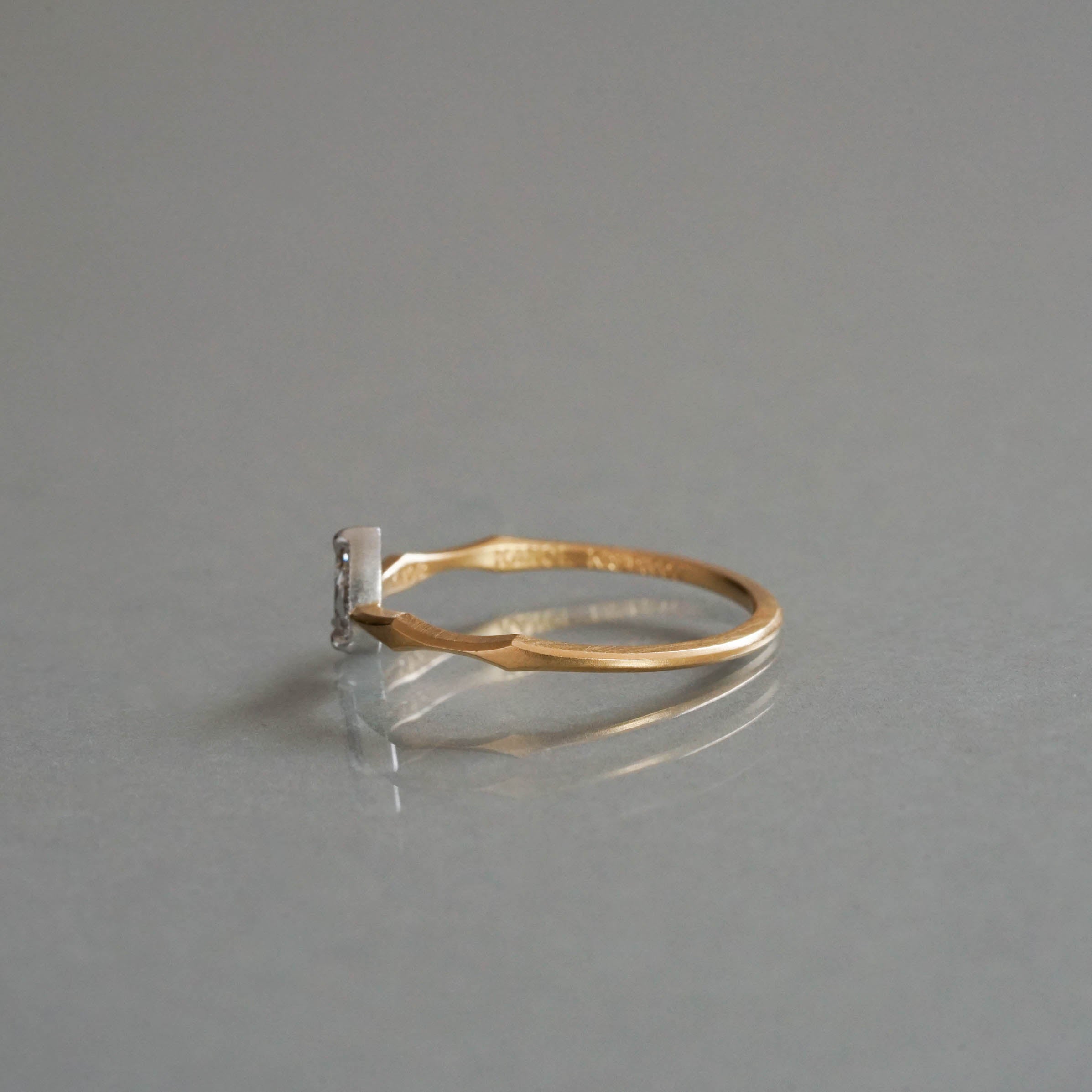 KANOE-DIAMOND RING［OAK-R102CYGPT-15ZA K18YG/Pt900］リング