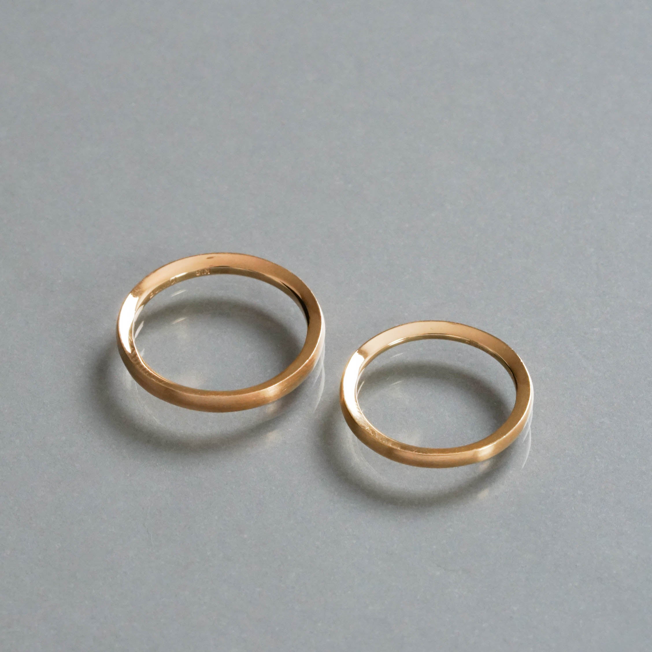 KANOE - BRIDAL RING［Flaot K18YG/K18YG］結婚指輪（ペア）