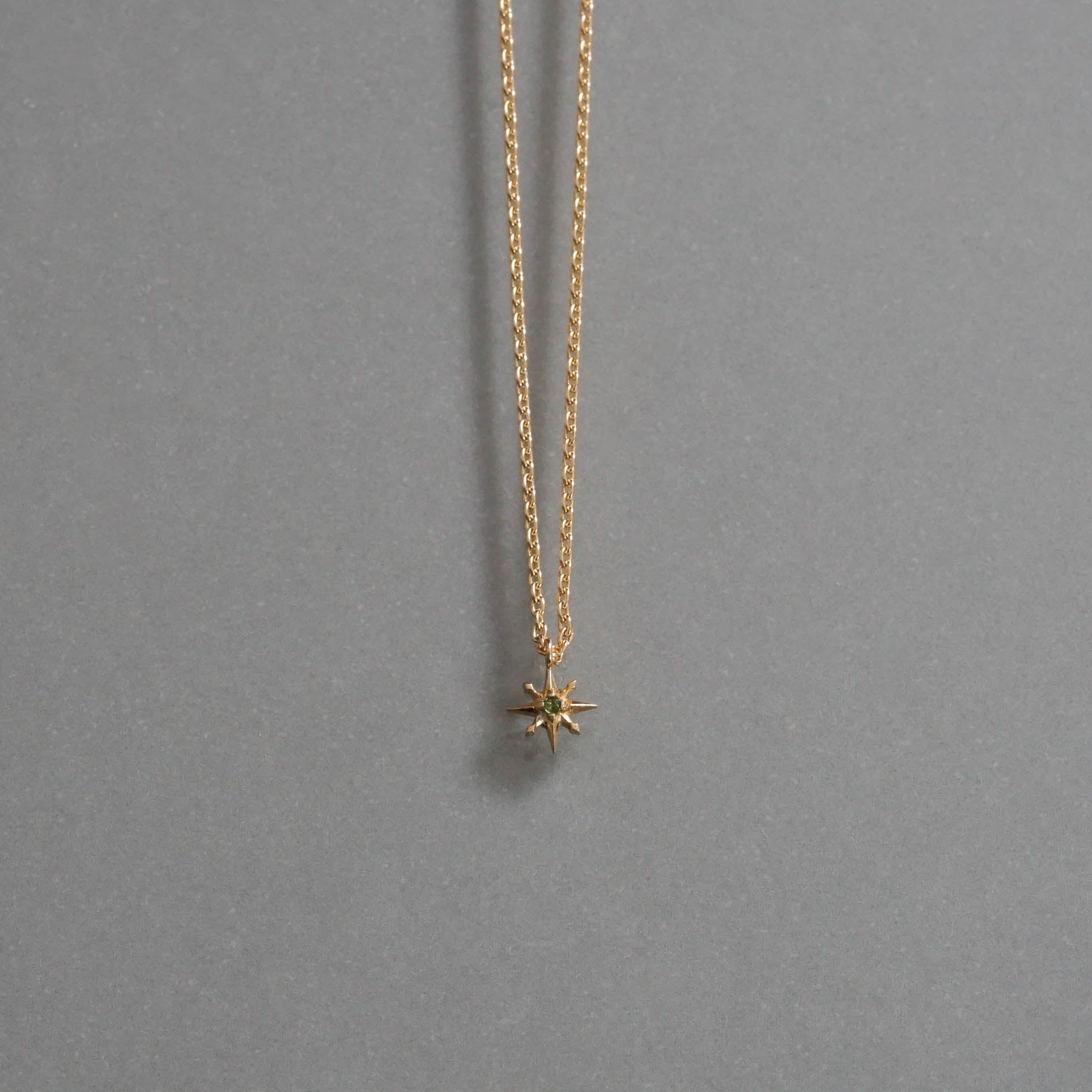 ACE by morizane-sun emerald necklace［AU750203E K18YG］ネックレス