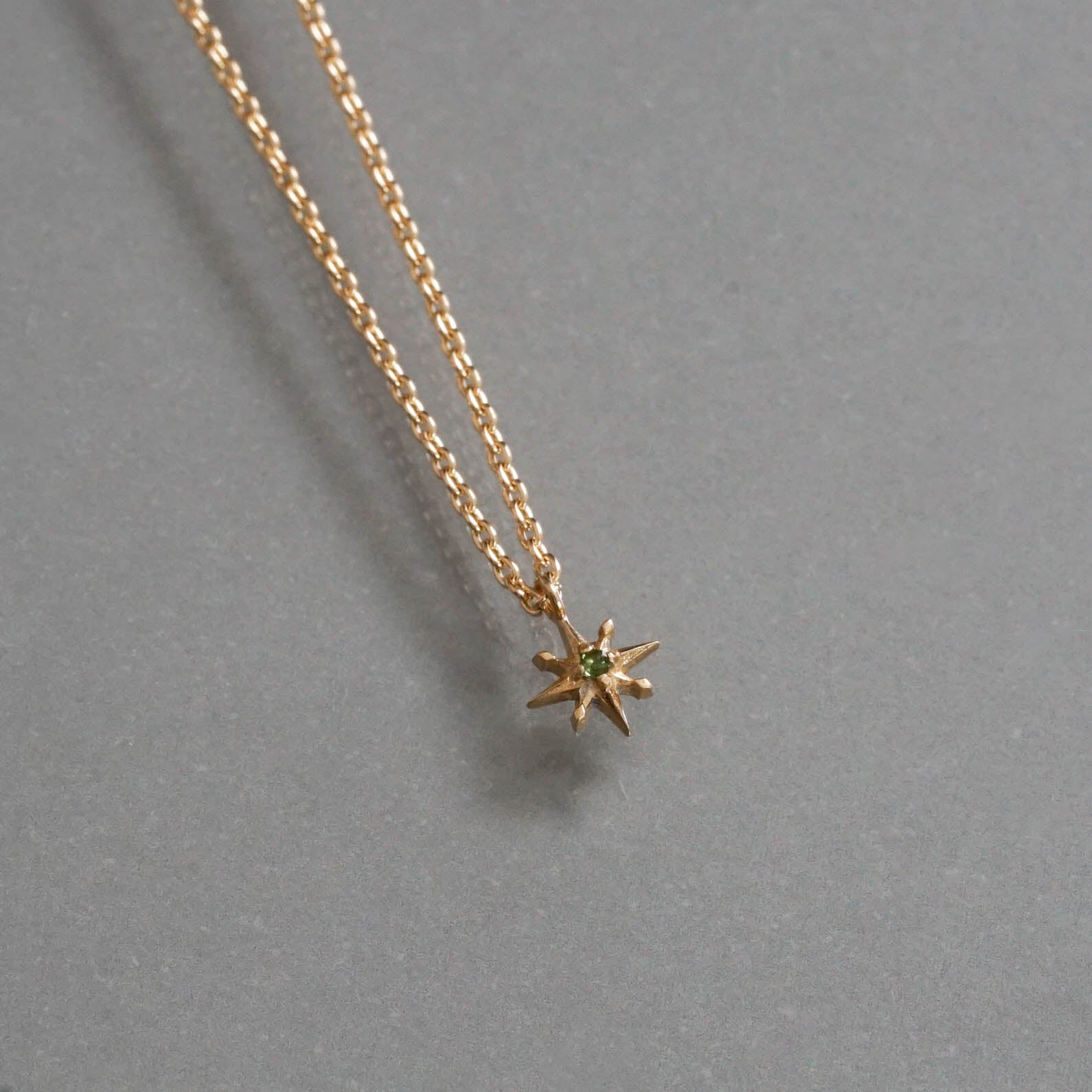 ACE by morizane-sun emerald necklace［AU750203E K18YG］ネックレス