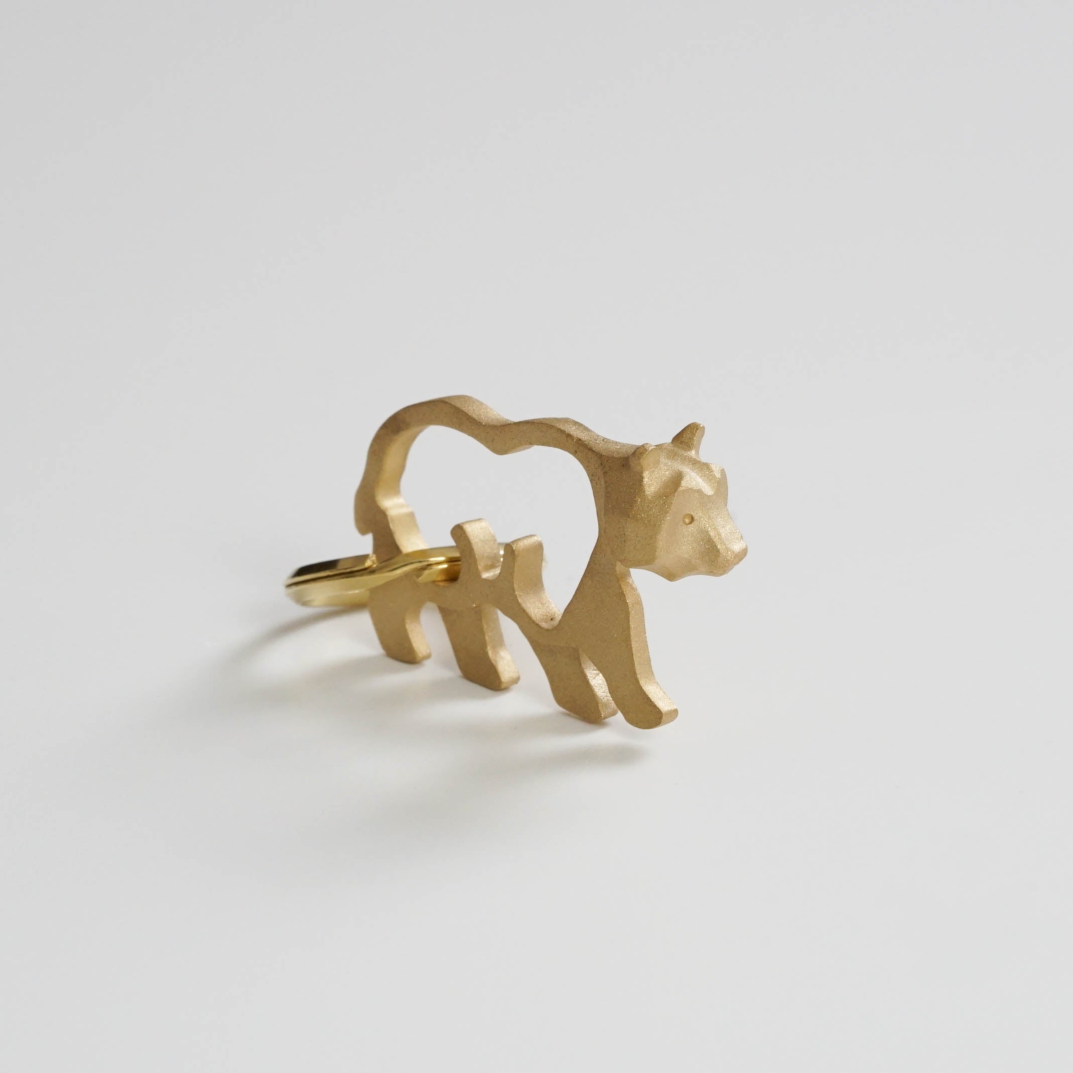 PROOF OF GUILD-Bear Keyring［クマ 真鍮］キーリング
