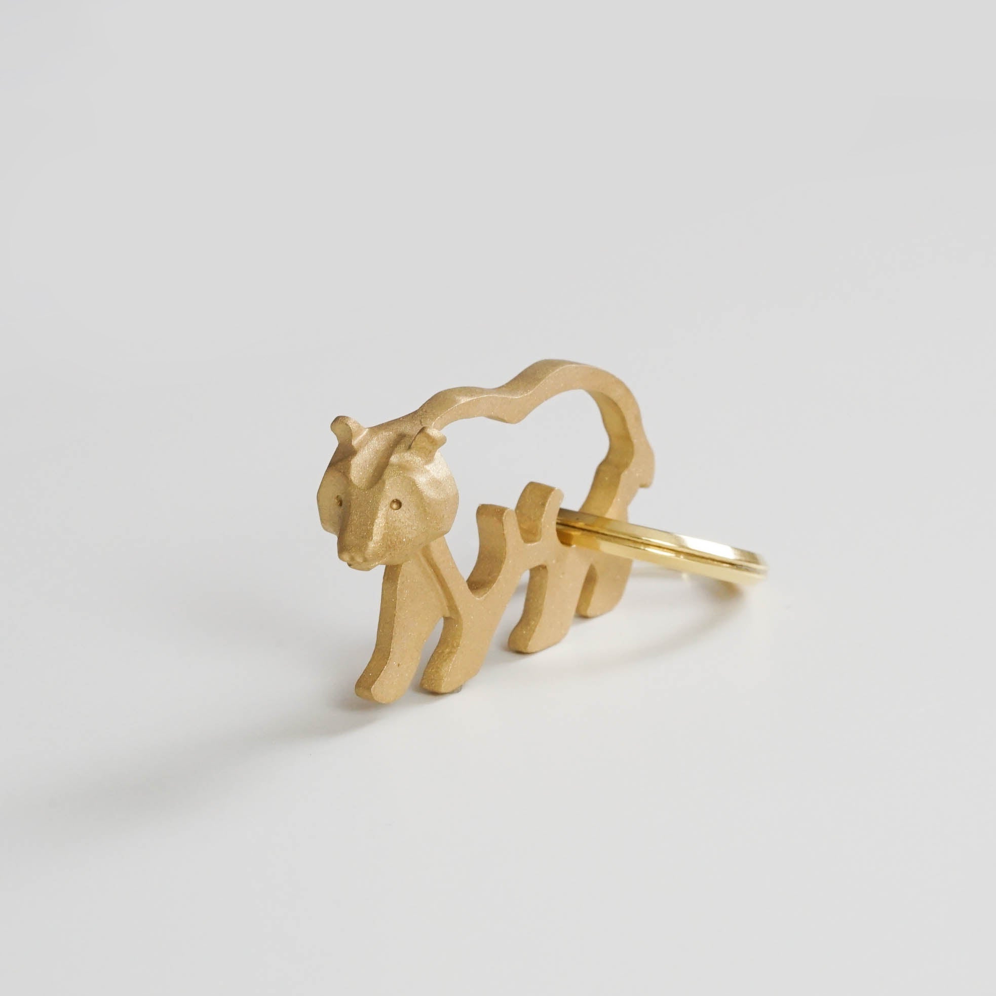 PROOF OF GUILD-Bear Keyring［クマ 真鍮］キーリング