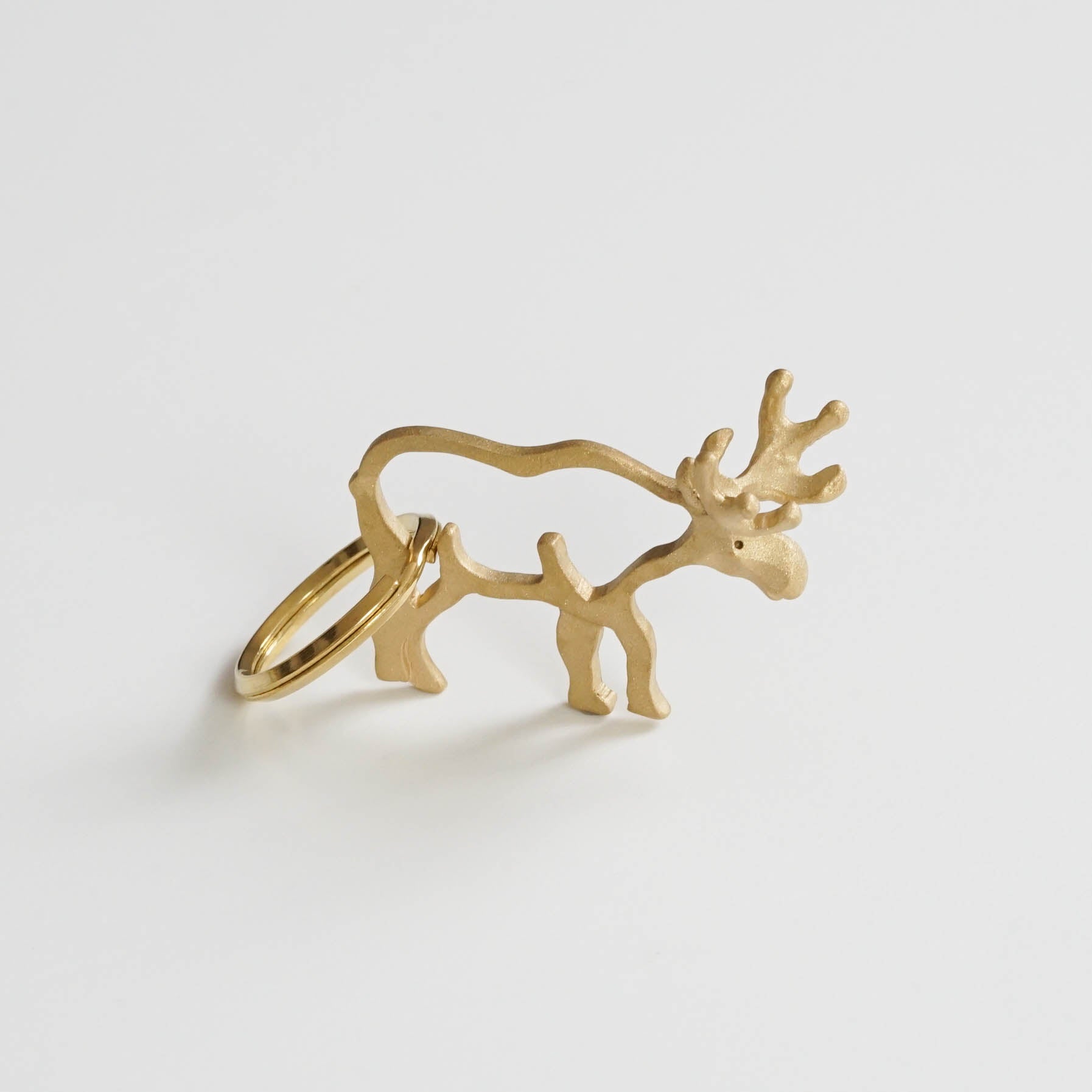 PROOF OF GUILD-Moose Keyring［ヘラジカ 真鍮］キーリング