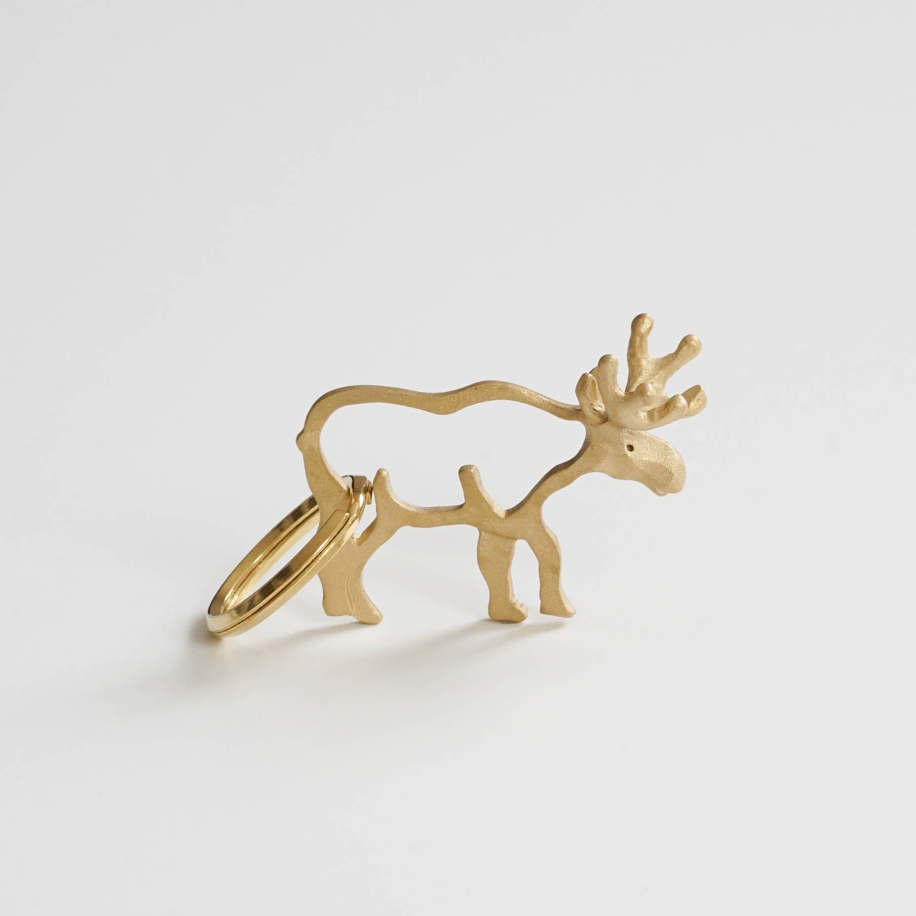 PROOF OF GUILD-Moose Keyring［ヘラジカ 真鍮］キーリング