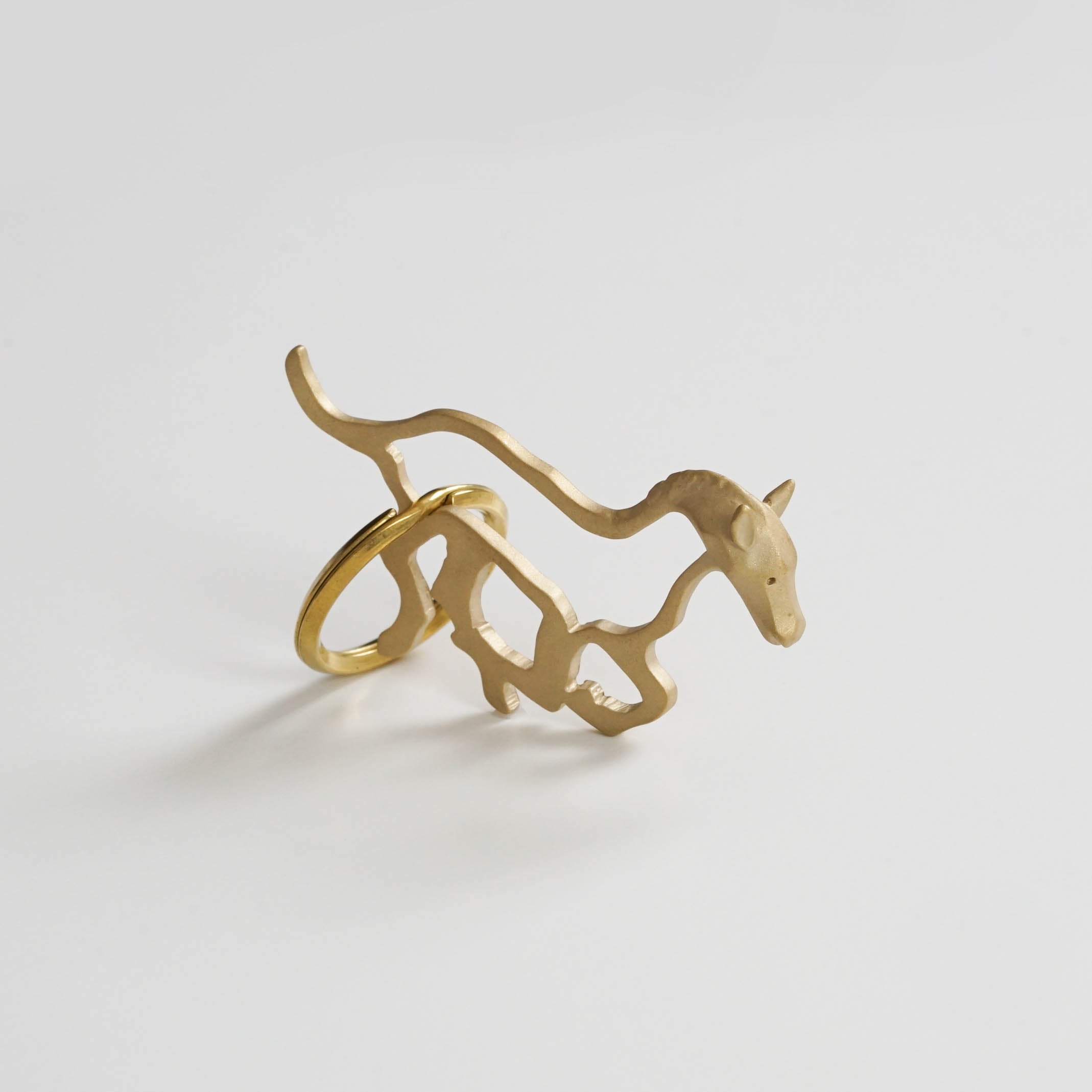 PROOF OF GUILD-Horse Keyring［ウマ 真鍮］キーリング