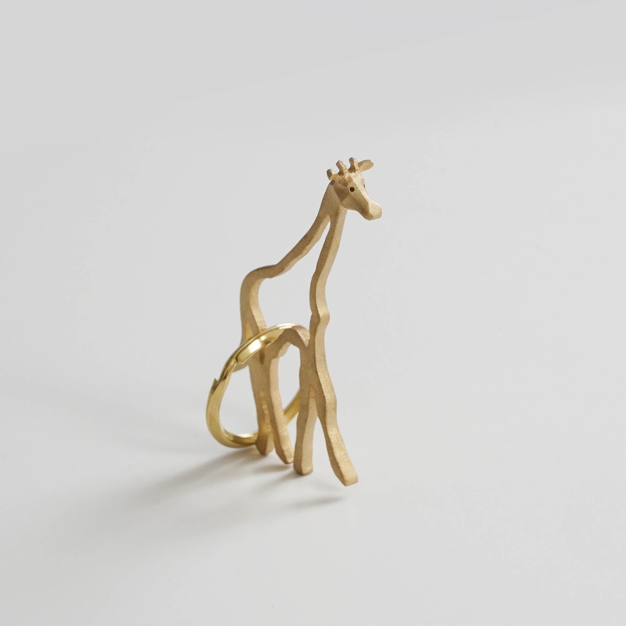 PROOF OF GUILD-Giraffe Keyring［キリン 真鍮］キーリング