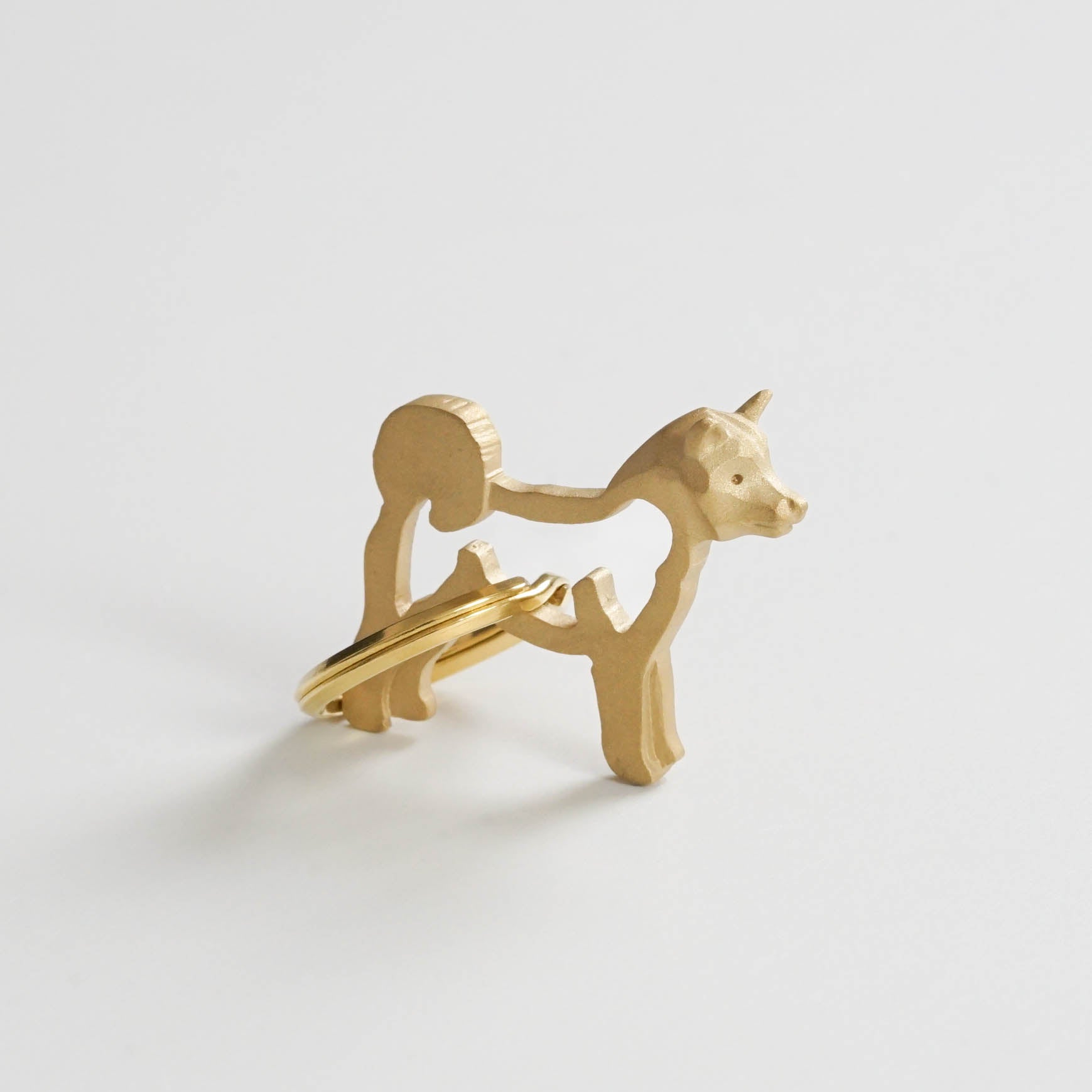 PROOF OF GUILD-Shiba Keyring［柴犬 真鍮］キーリング