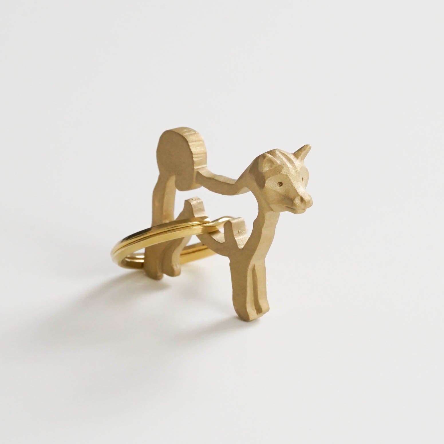 PROOF OF GUILD-Shiba Keyring［柴犬 真鍮］キーリング