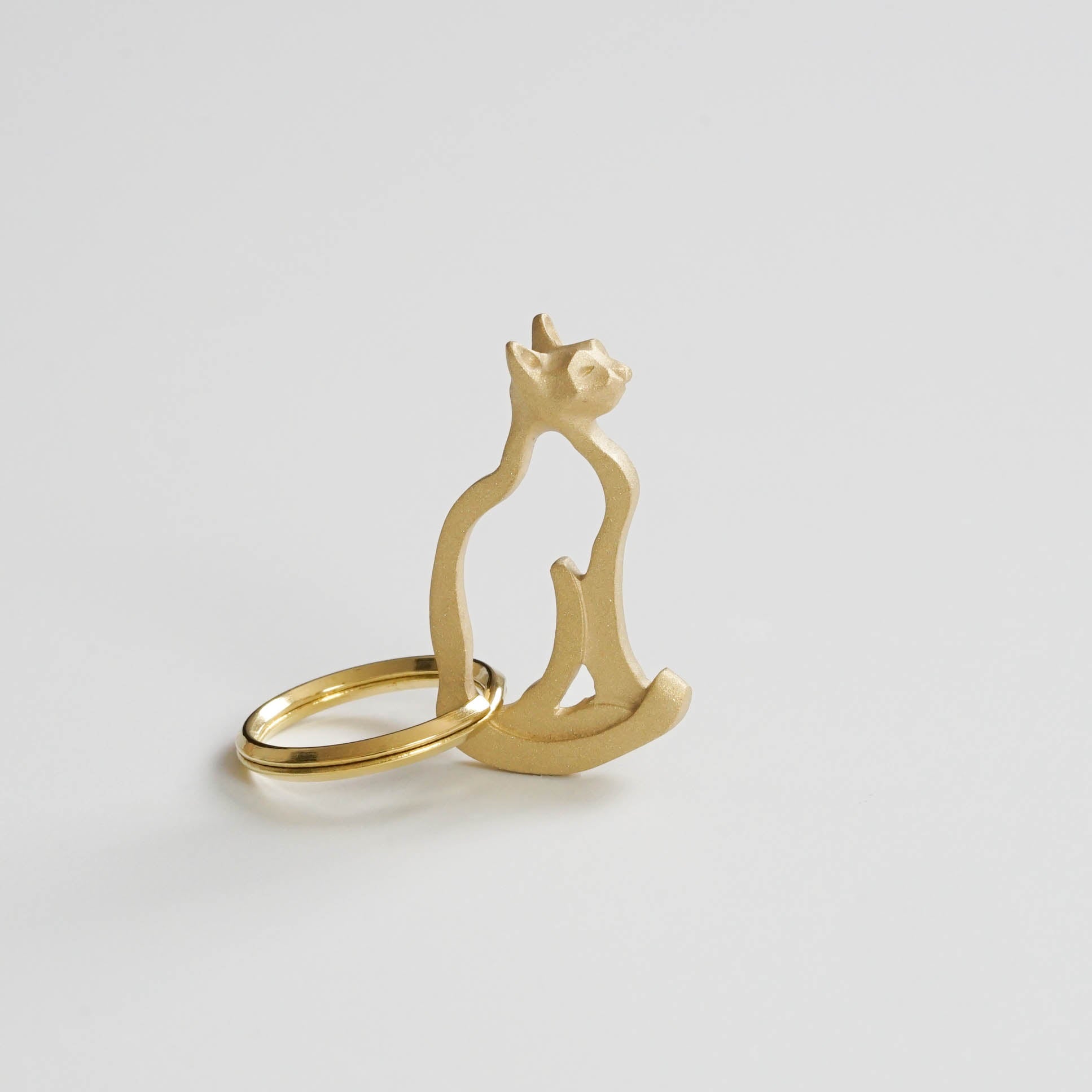 PROOF OF GUILD-Tail scarf Keyring［ネコ・しっぽマフラー 真鍮］キーリング