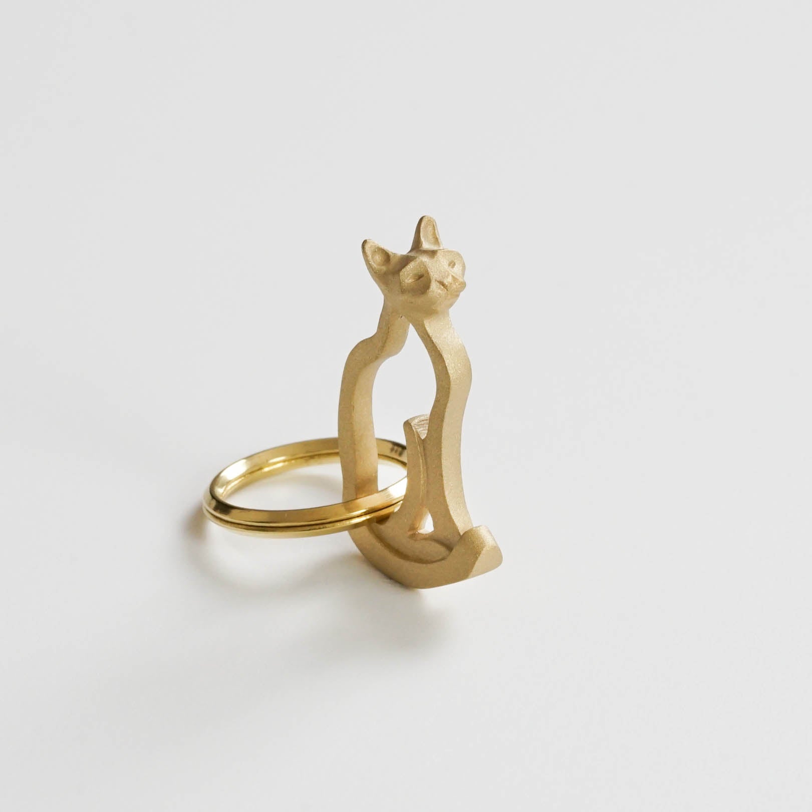 PROOF OF GUILD-Tail scarf Keyring［ネコ・しっぽマフラー 真鍮］キーリング