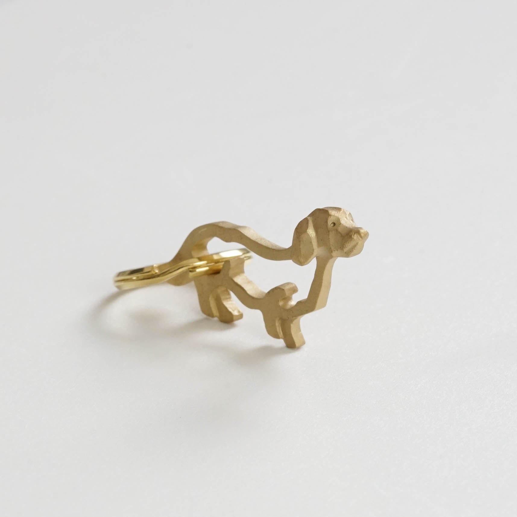 PROOF OF GUILD-Dachshund Keyring［ダックス 真鍮］キーリング