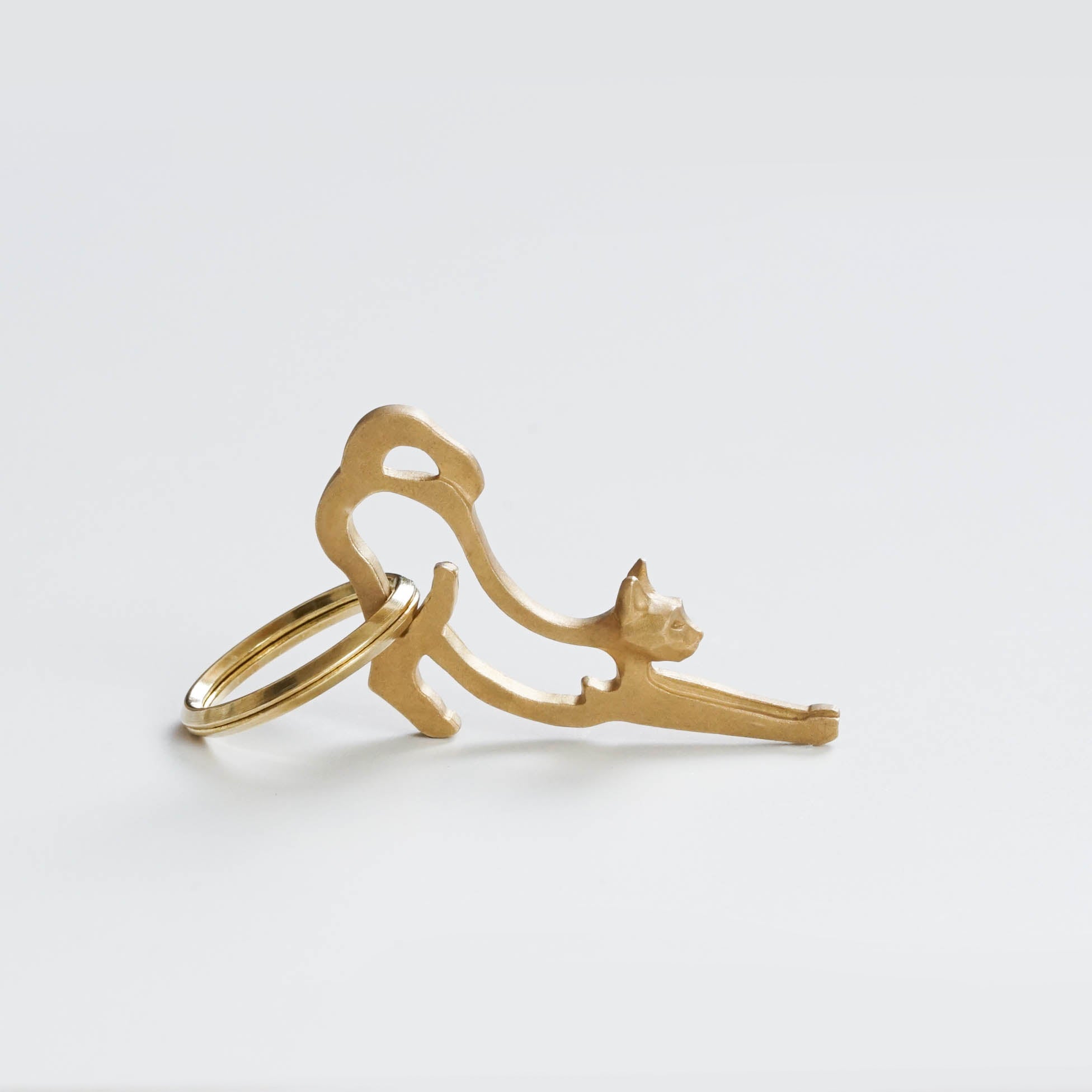 PROOF OF GUILD-Stretch Keyring［のびネコ 真鍮］キーリング
