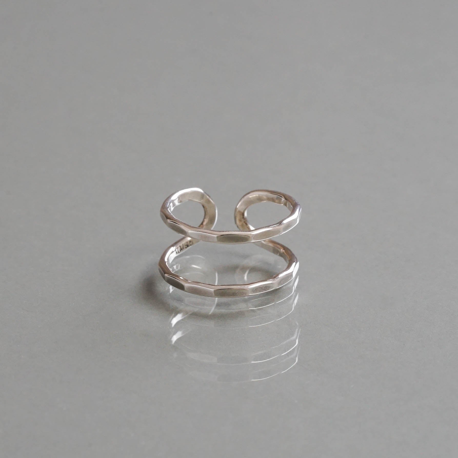 SOURCE objects - Silver Double Open Back Ring［MJM1-112 SV］リング