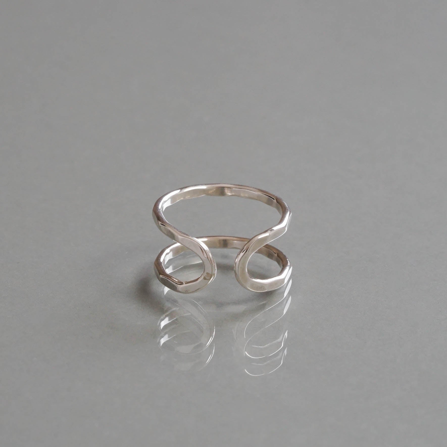 SOURCE objects - Silver Double Open Back Ring［MJM1-112 SV］リング